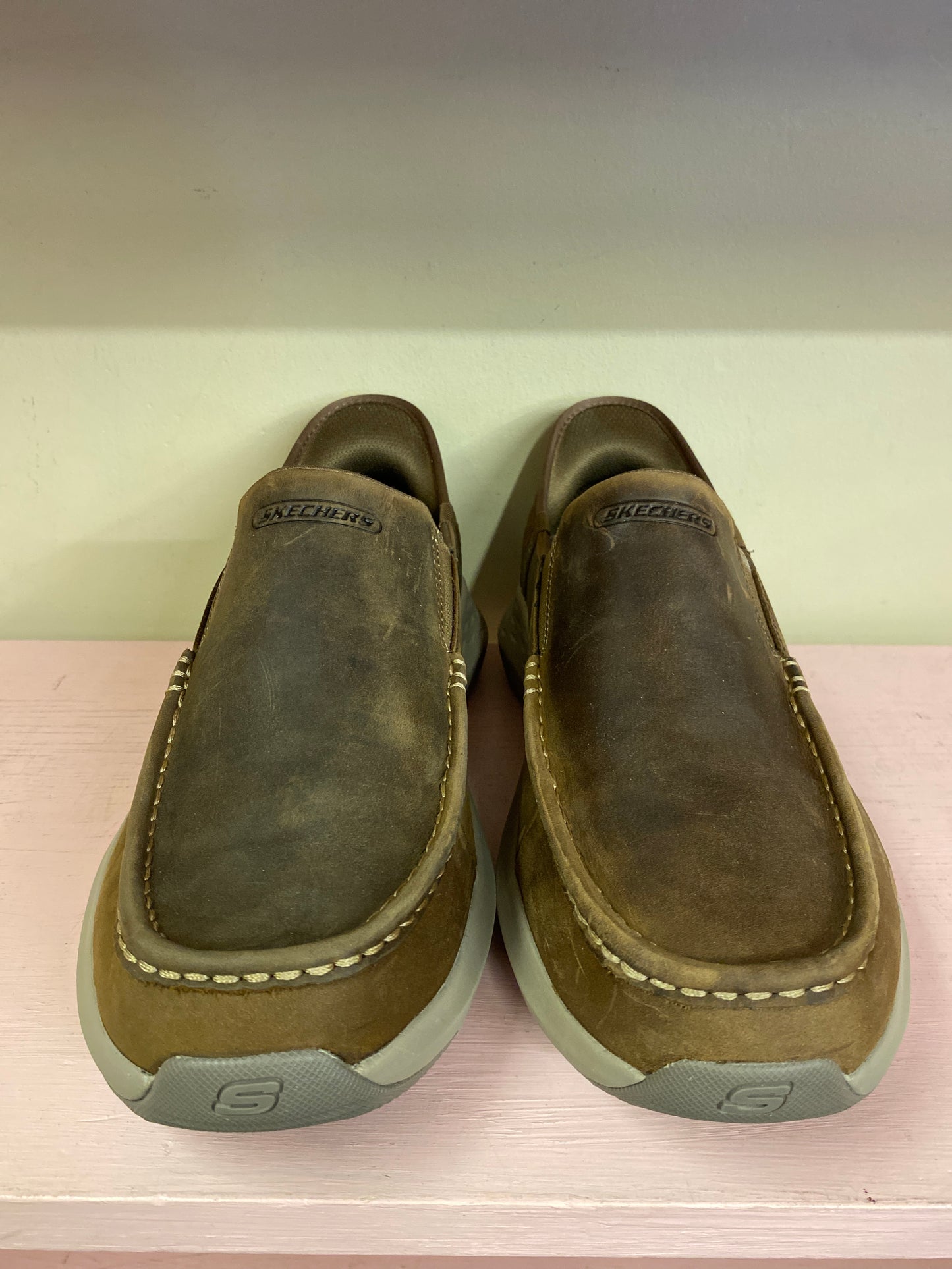 Brown Skechers Men's Shoes, 9.5