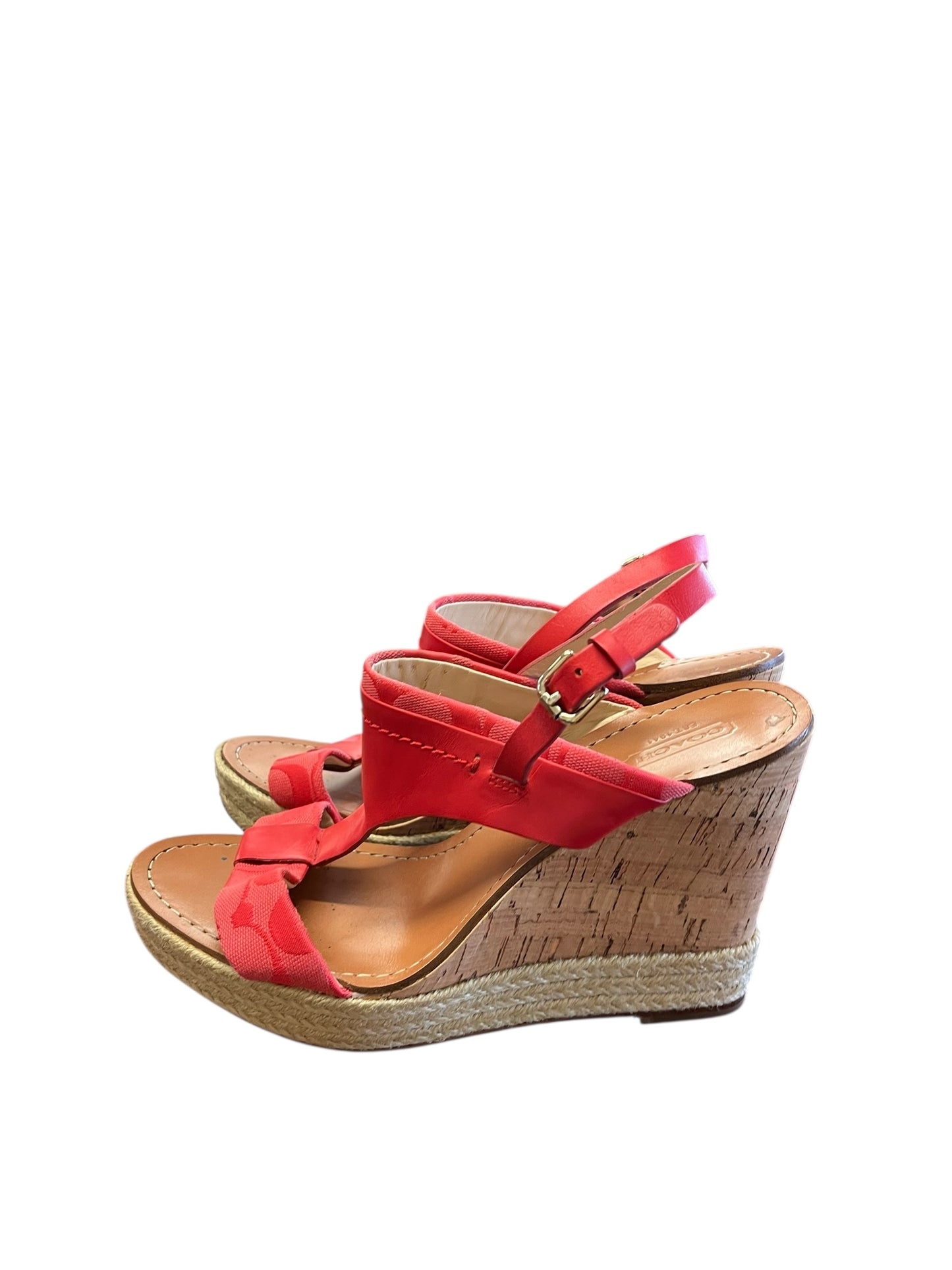 Red Coach Heels, 9.5