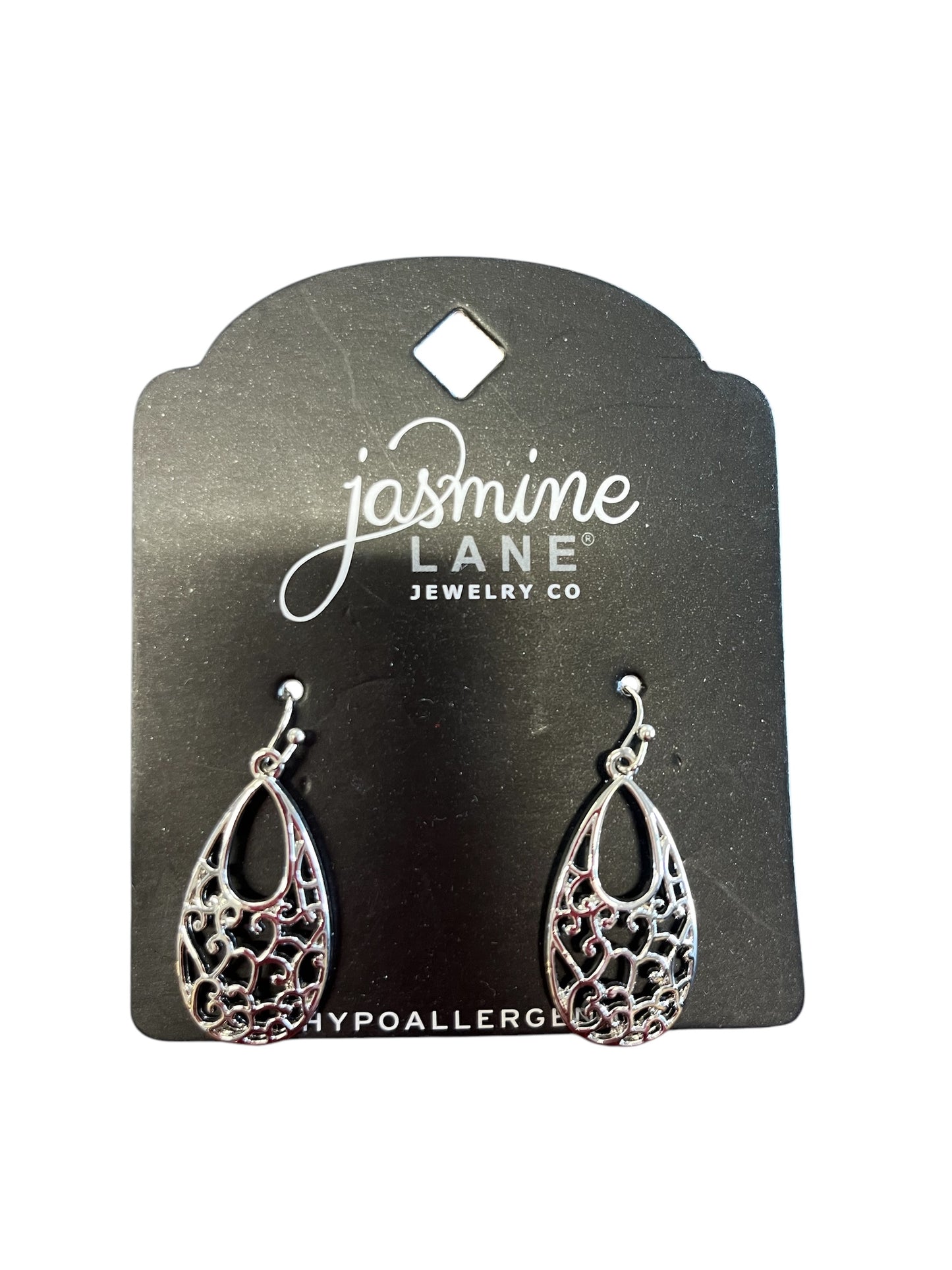 silver Jasmine Lane earrings