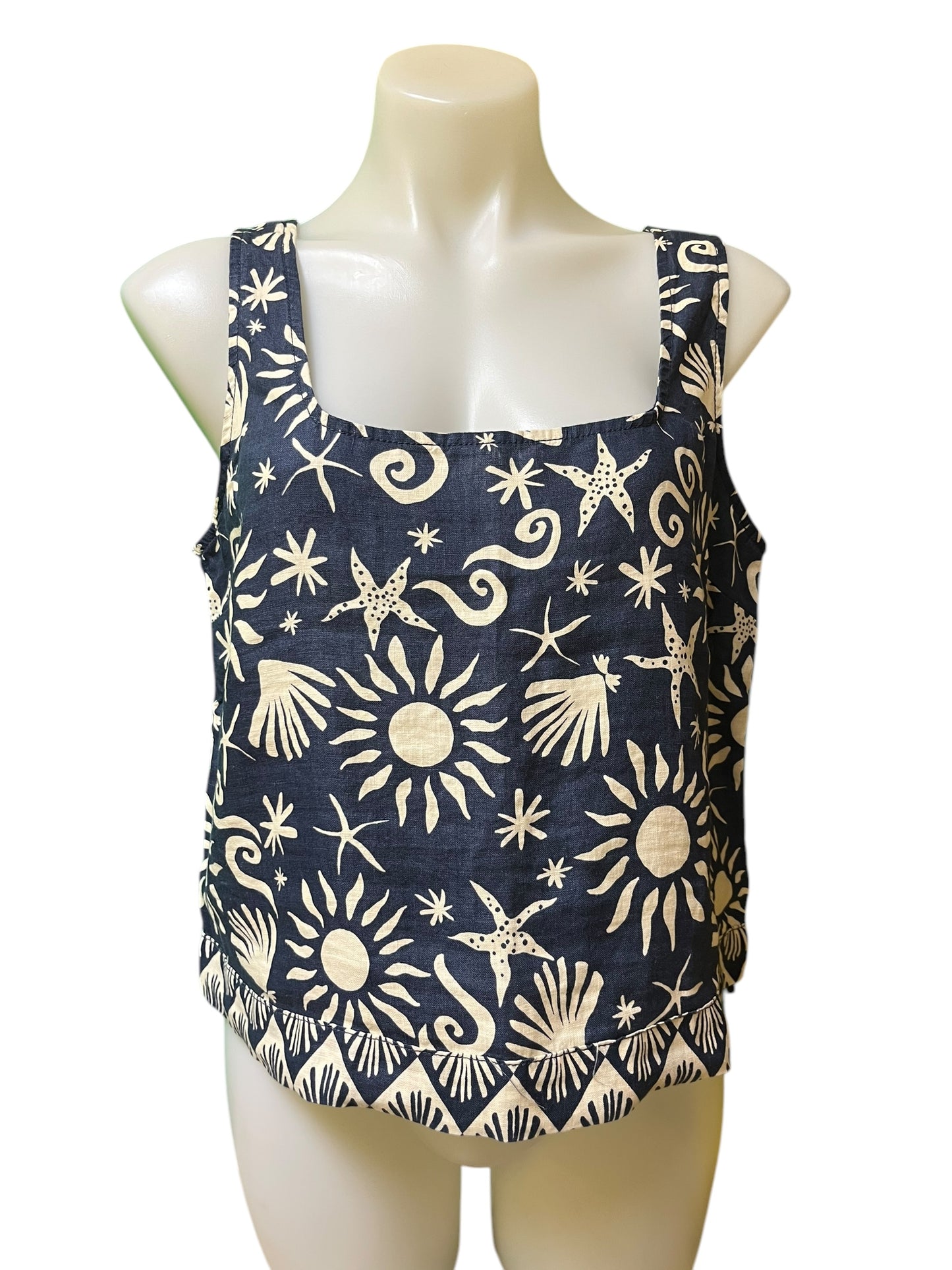 blue C&C California Women's top, Medium