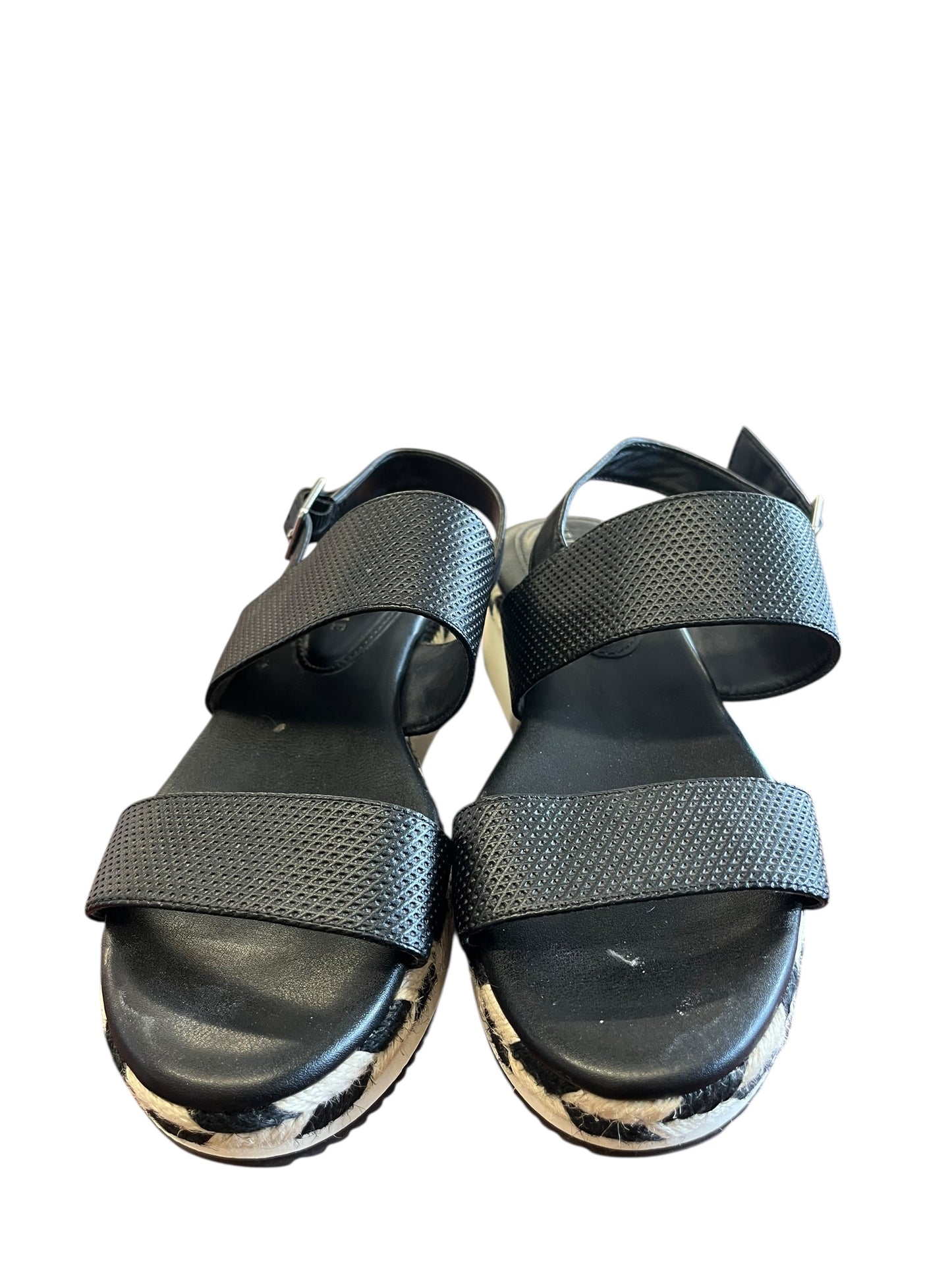 Black Kelly & Katie sandals, 9