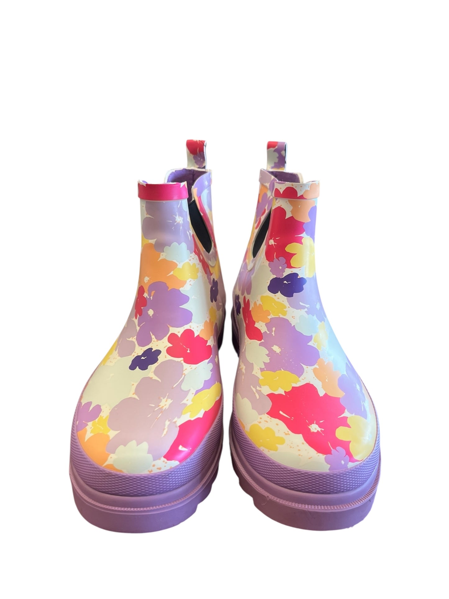 floral GoGo Boots, 9