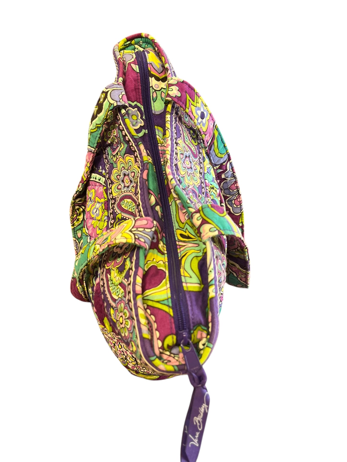 purple floral Vera Bradley Purse