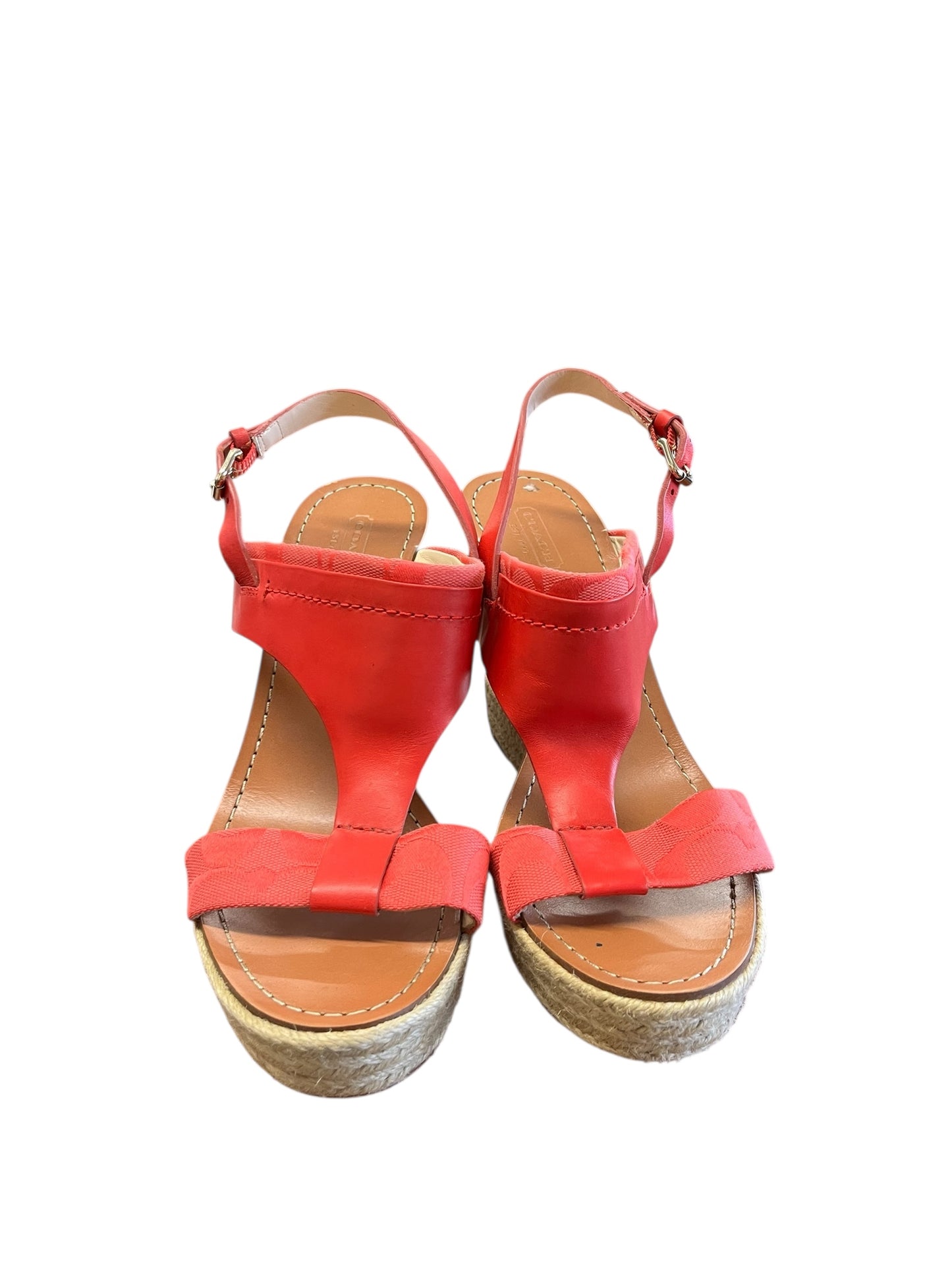 Red Coach Heels, 9.5