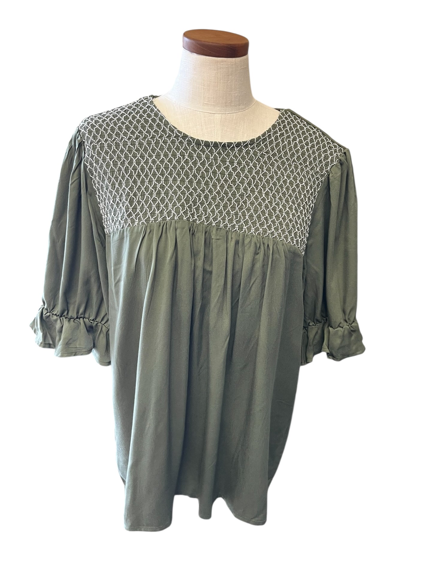 Green Mikarose Women's top, XL