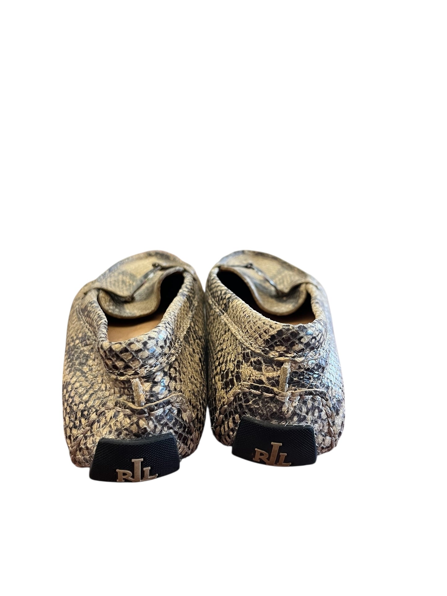 snakeskin Ralph Lauren Loafers, 8.5