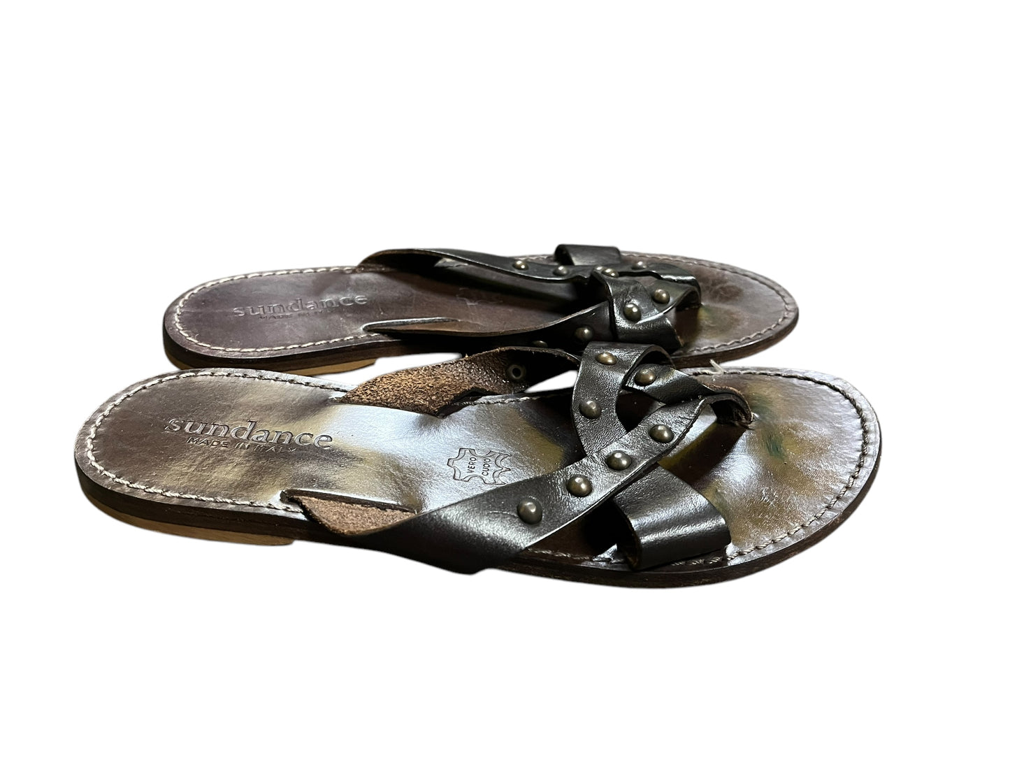 Brown Sundance sandals, 38