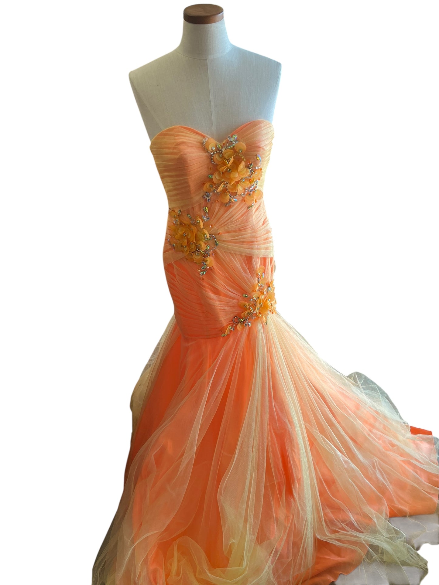 Orange Kiss Kiss Formal Dress, 6