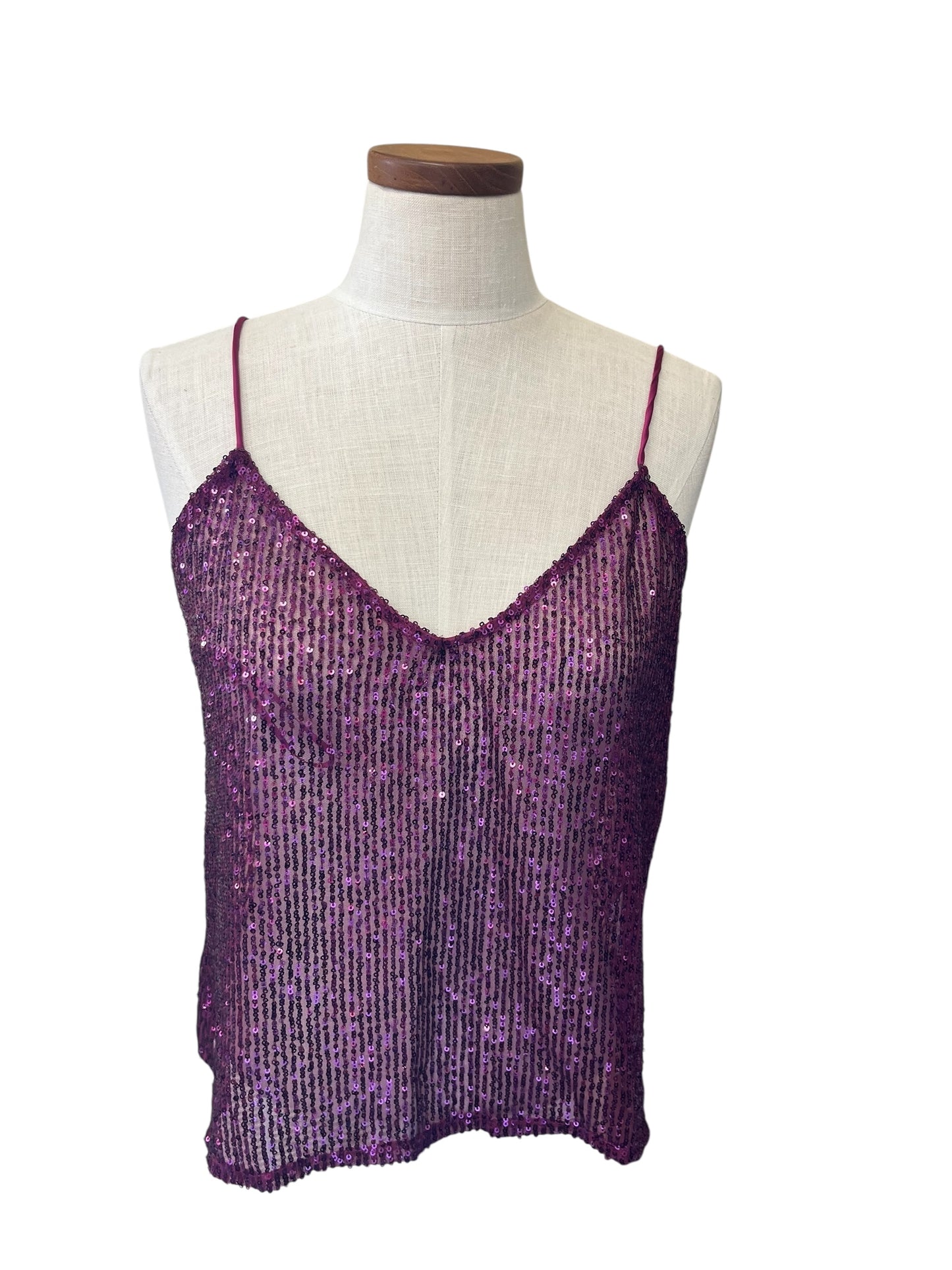 Purple Zara Women's top, Large