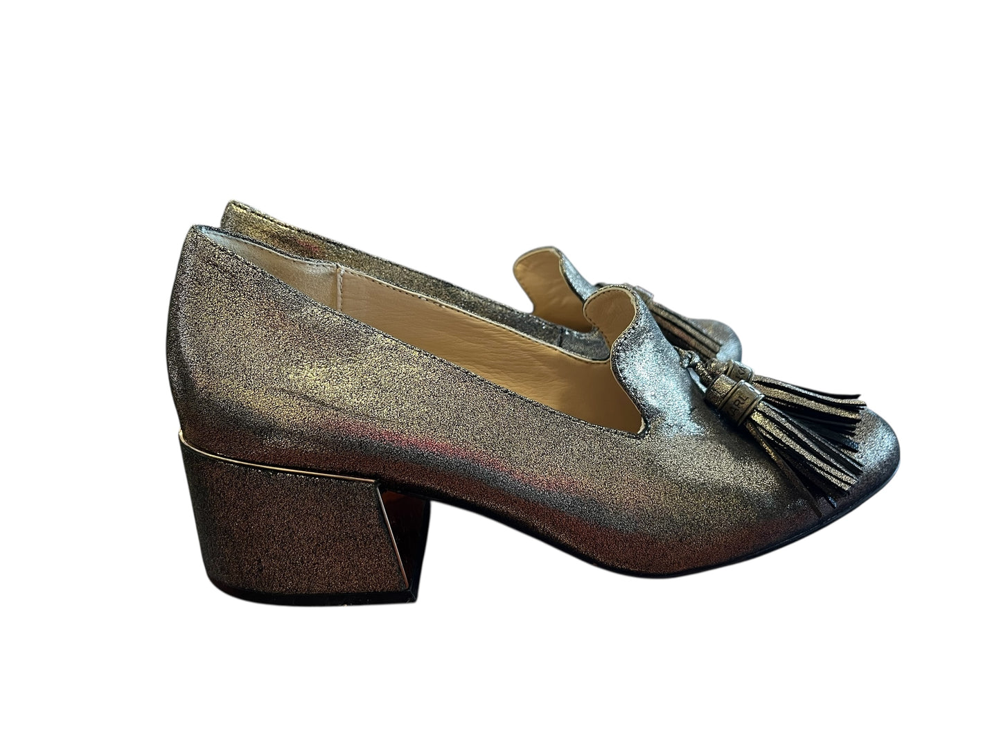 Metallic Karl Lagerfeld Heels, 8