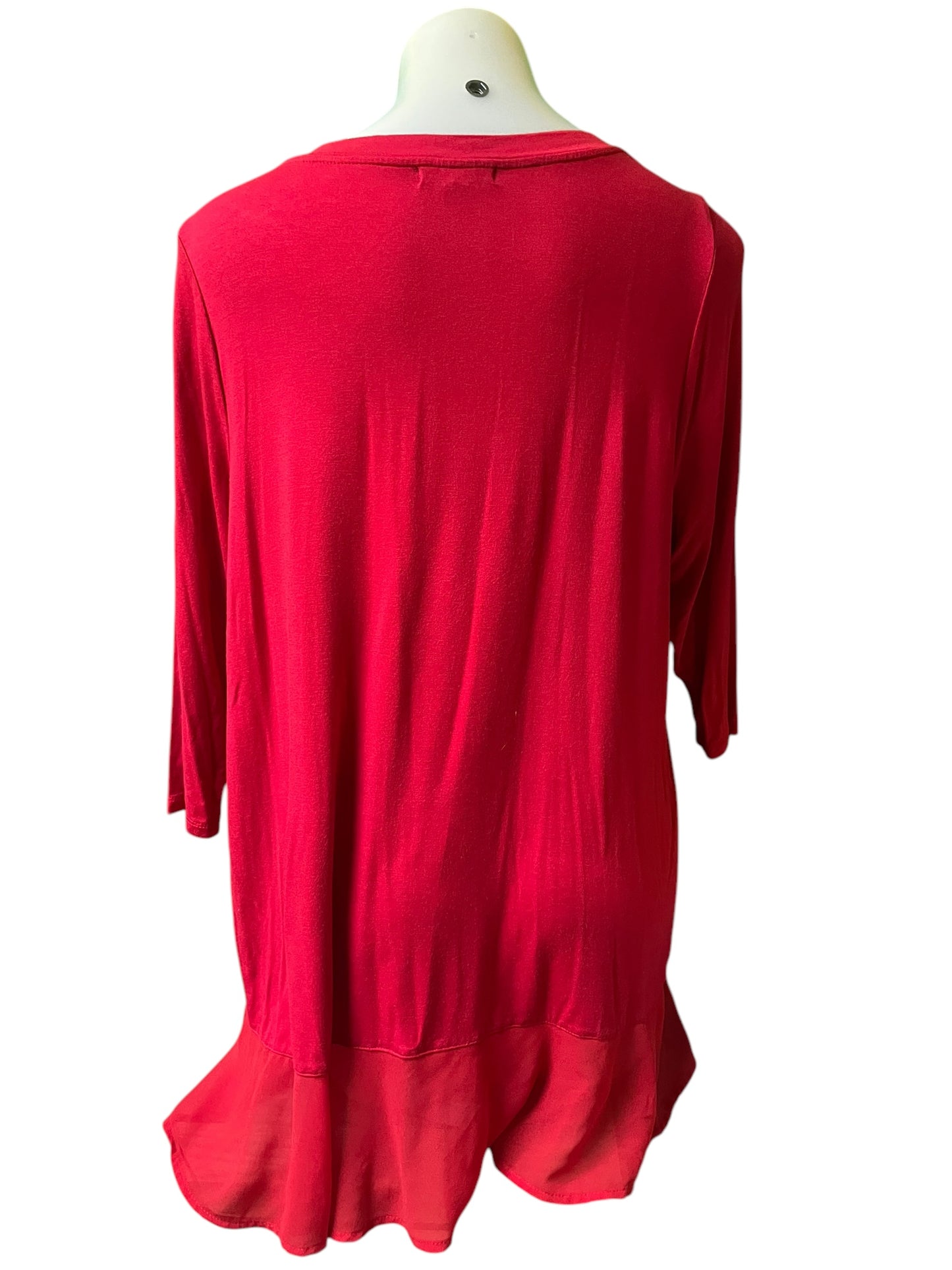 Red Lane Bryant Women's top, 14/16