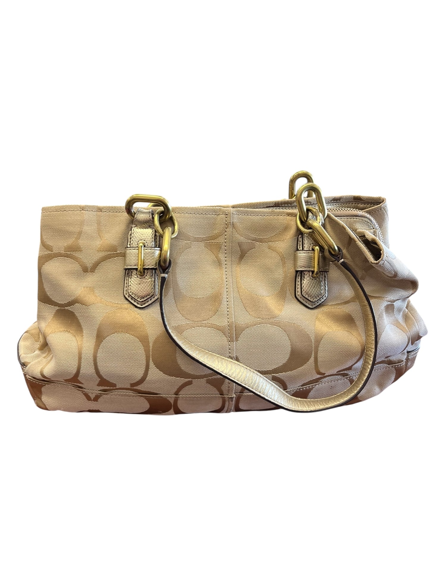 Khaki Coach Purse