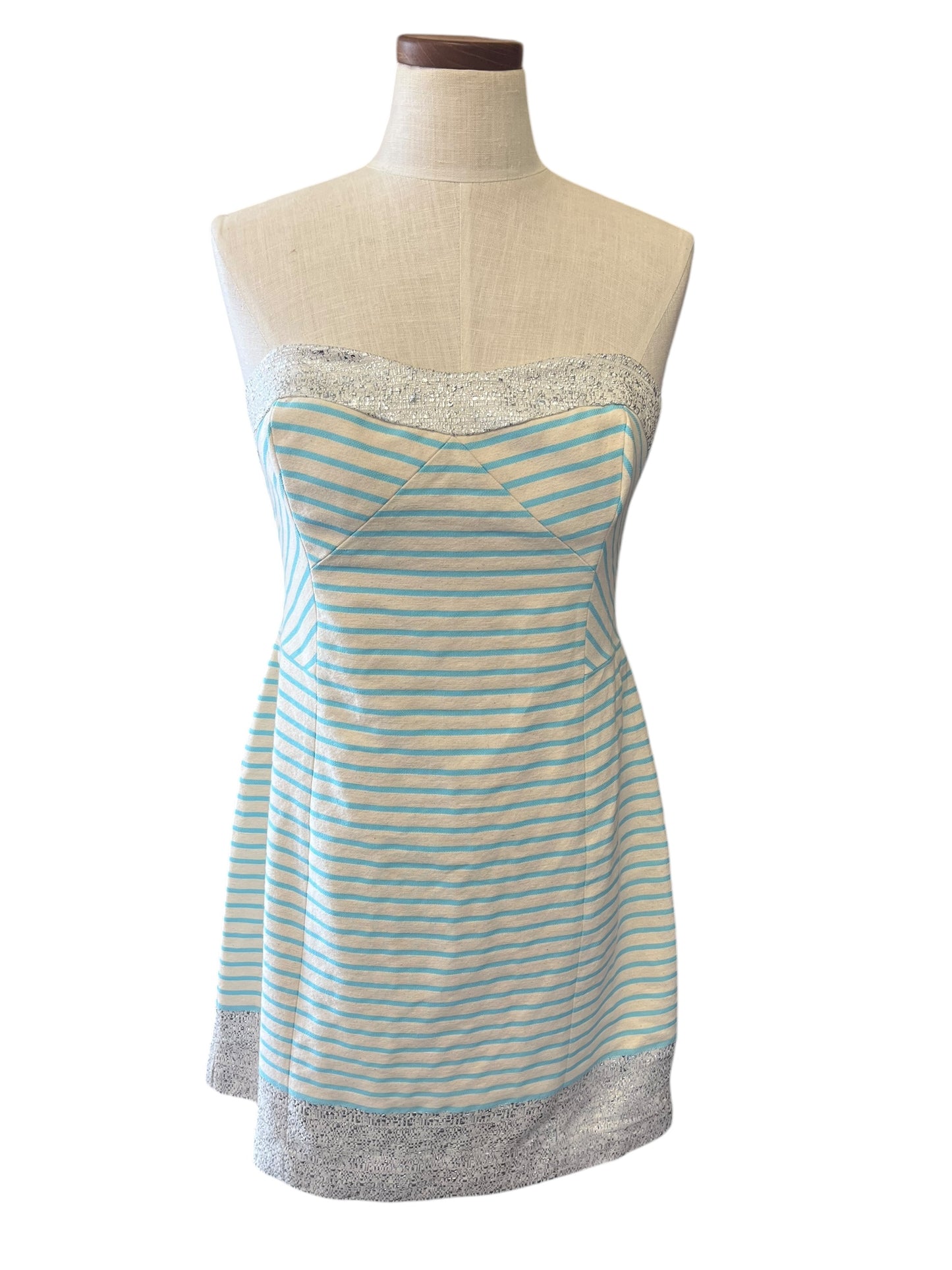 blue stripe Lily Pulitzer Dress, 12