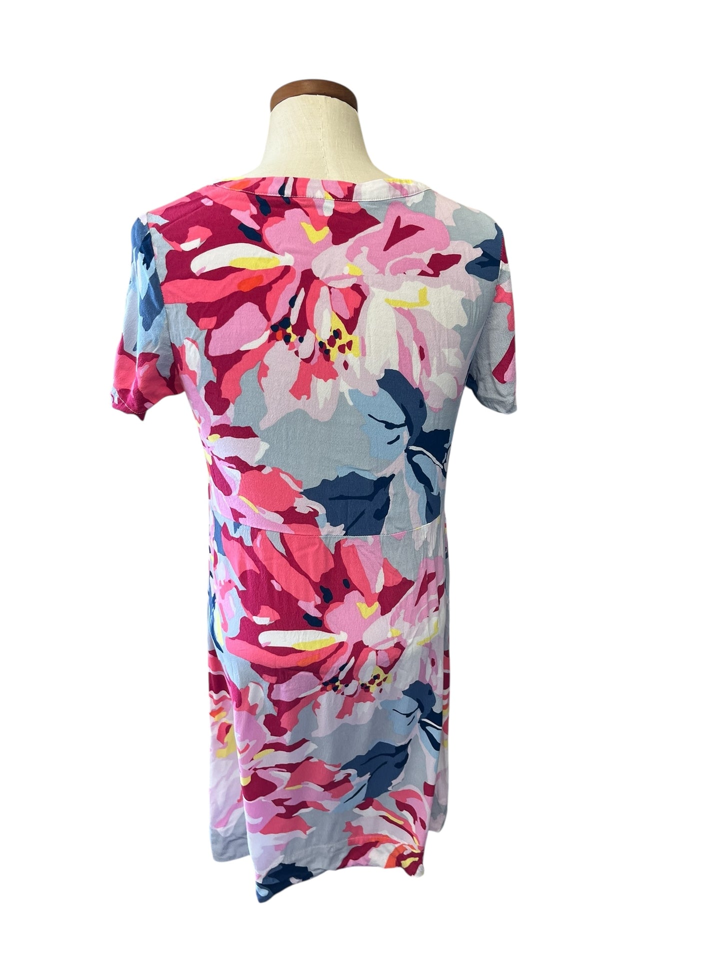 Pink Floral Joules Dress, 6