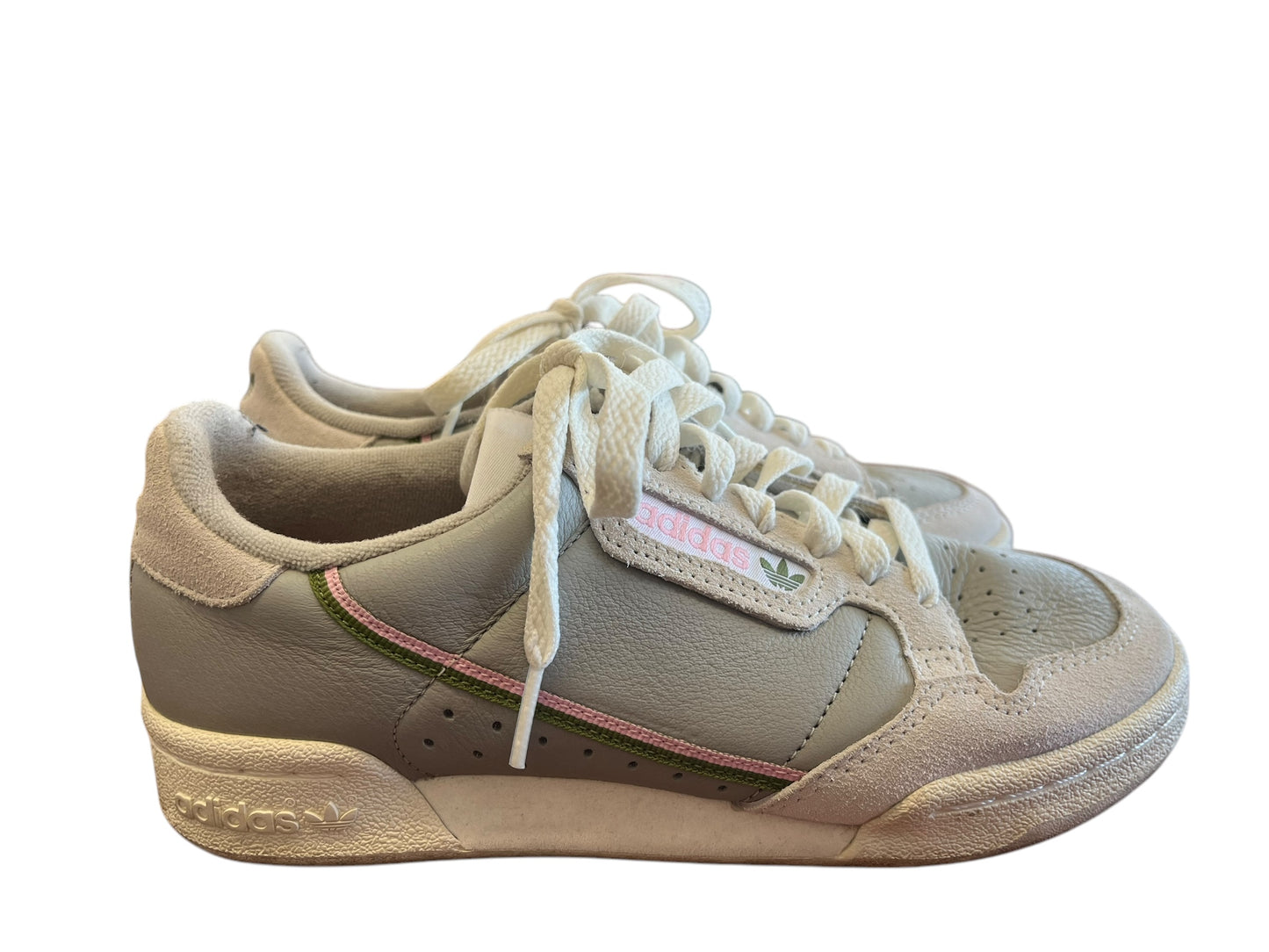 gray and white Adidas Sneakers, 5