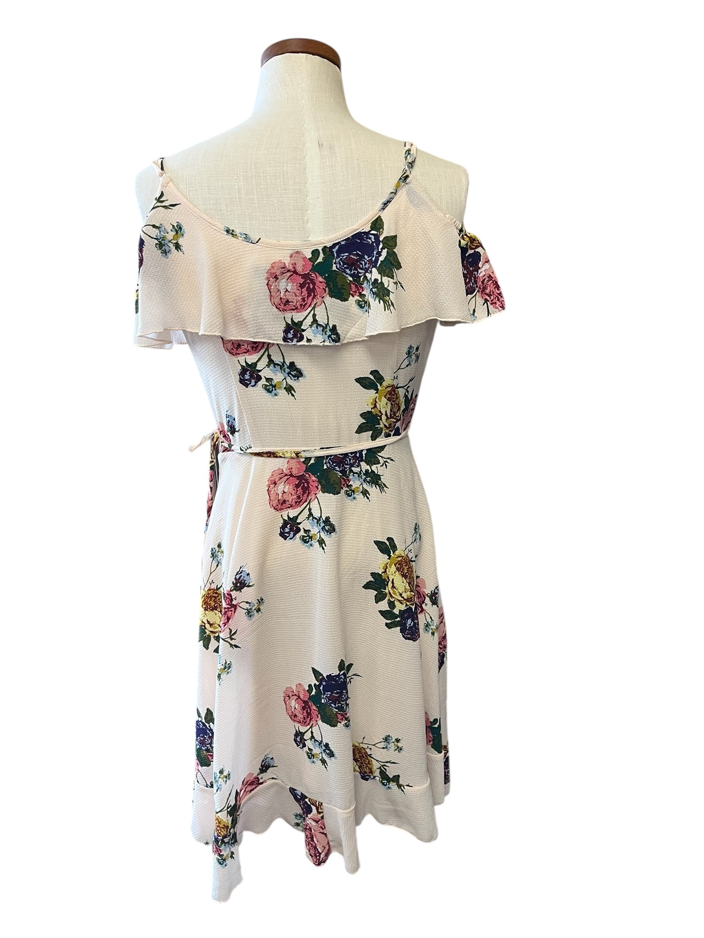 Pink Floral love at first sight Dress, Small