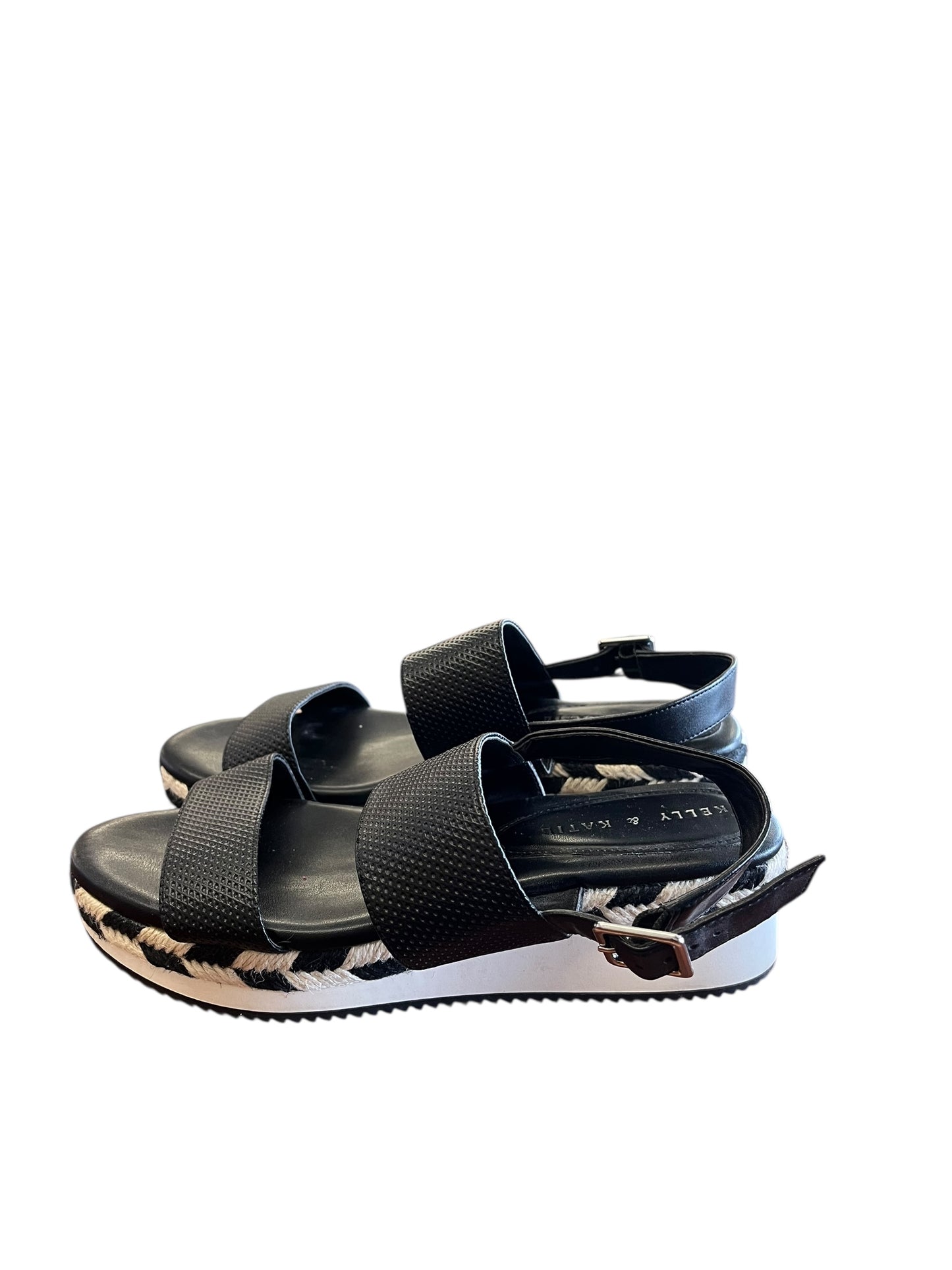 Black Kelly & Katie sandals, 9