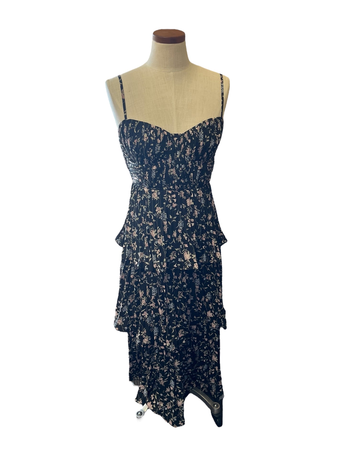 black floral Lulus Dress, Small