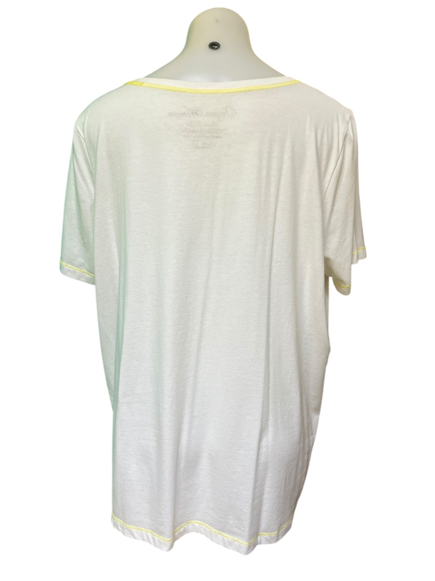 White Onque Women's top, 1X