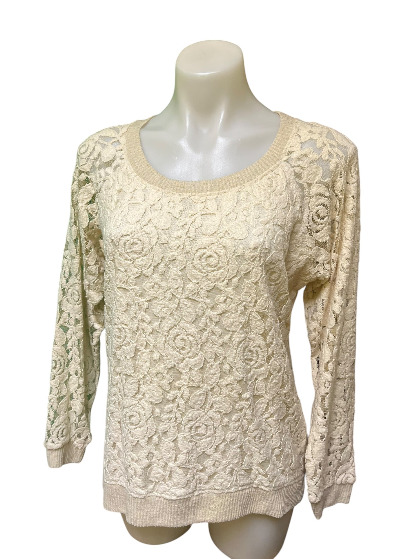 Cream RXB Women's top, Large
