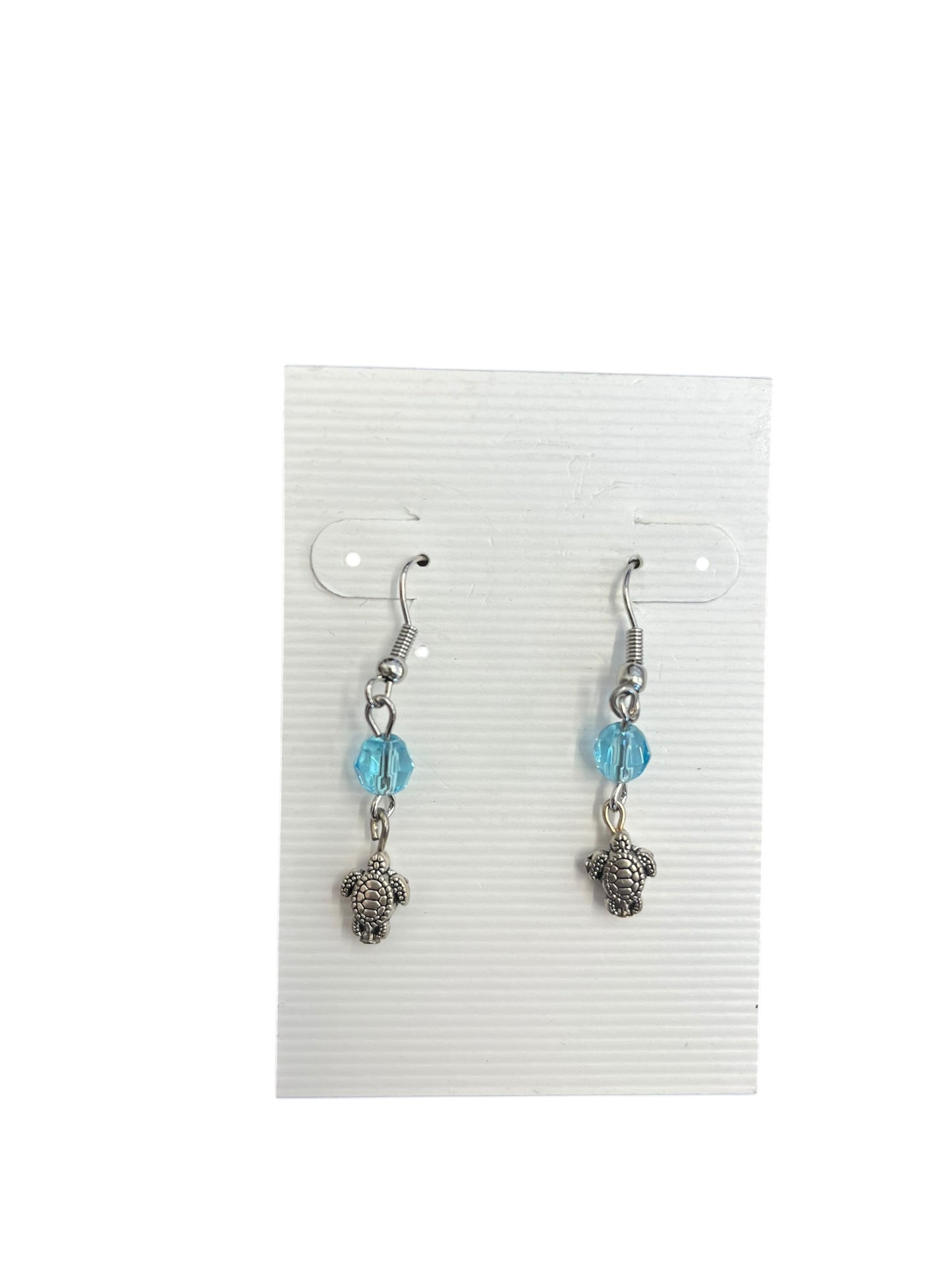 silver earrings