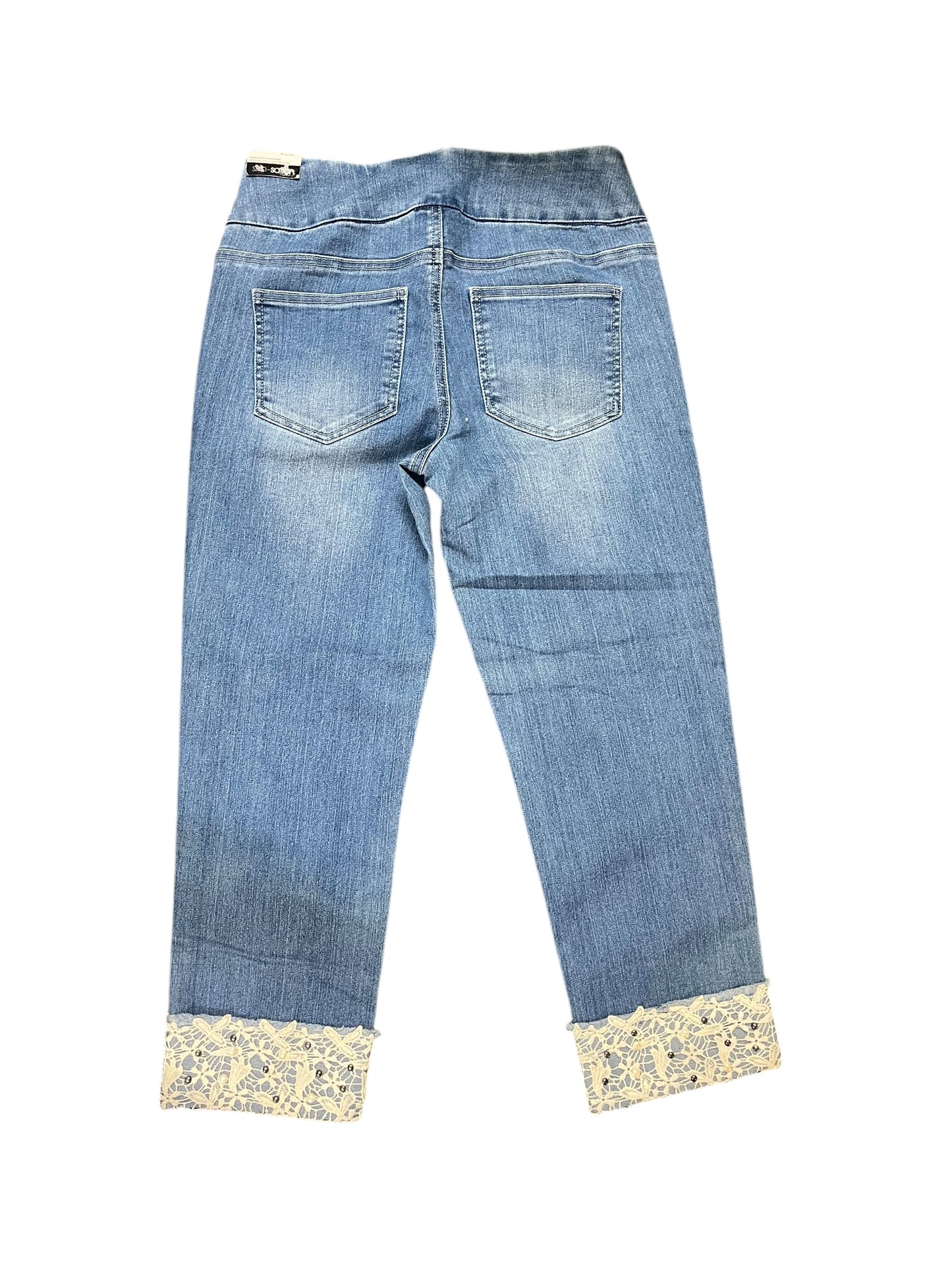 Denim slim-sation Pants, 4