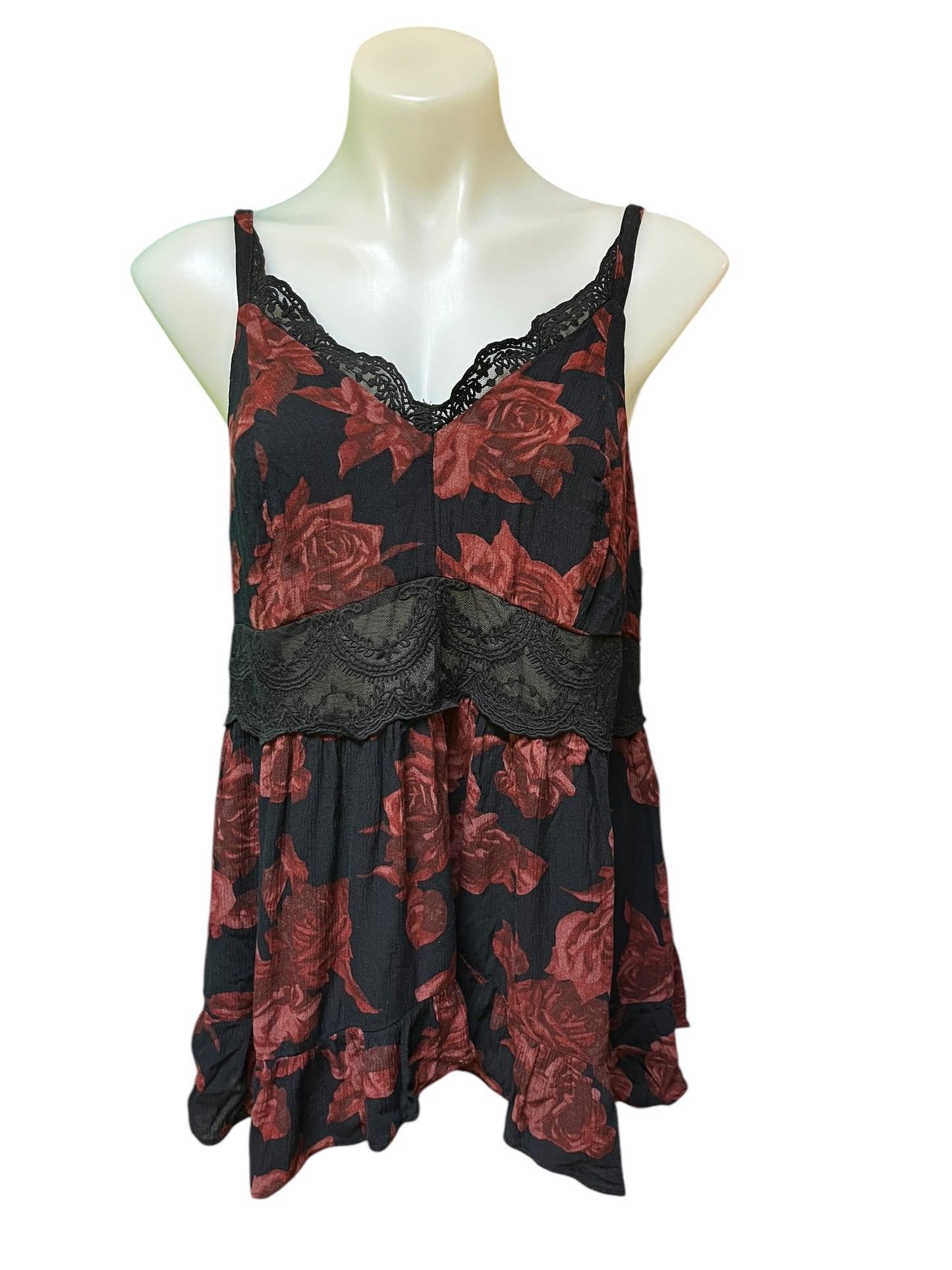 black floral Torrid Women's top, 1