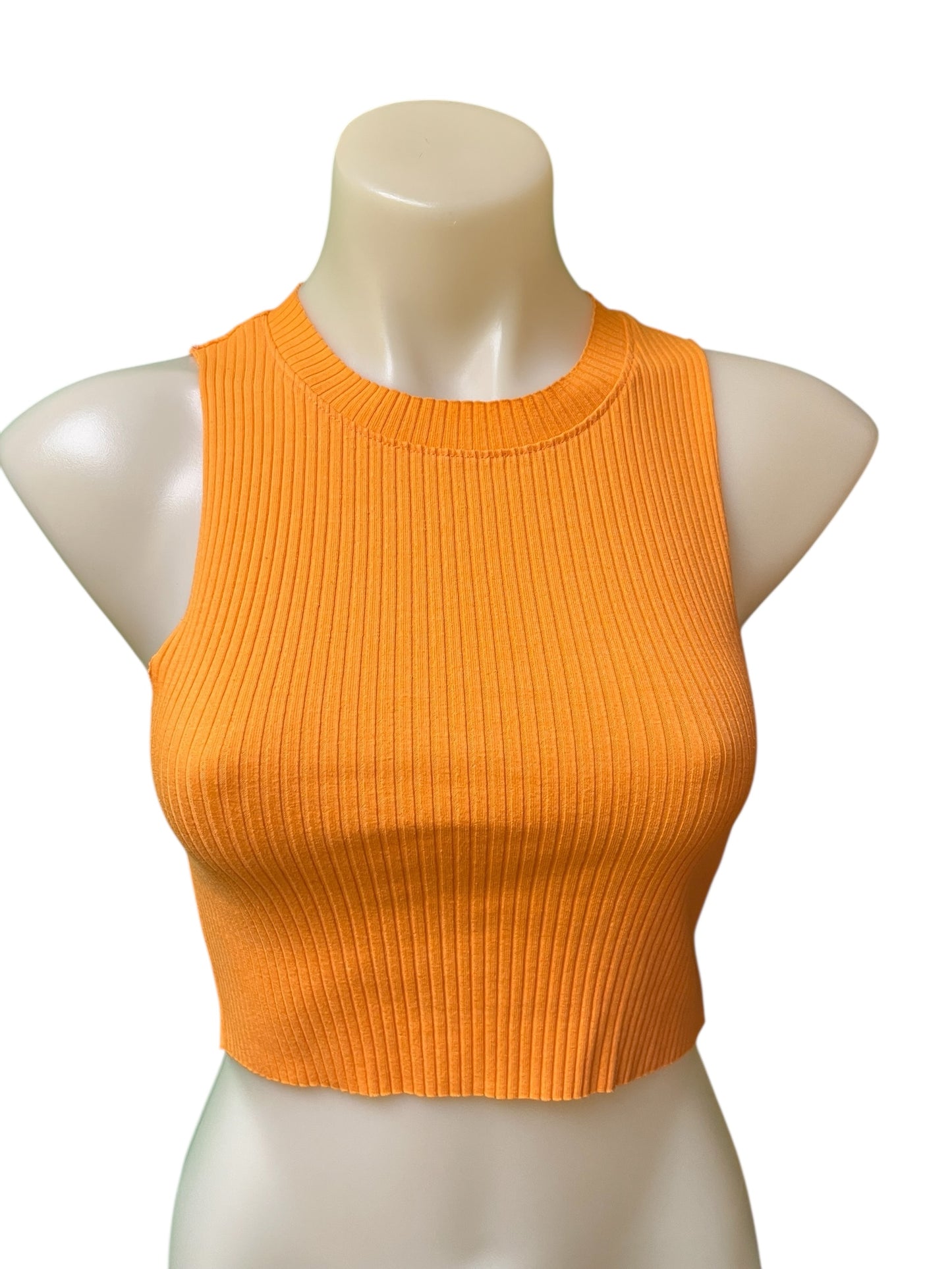 Orange Aerie Juniors top, Small