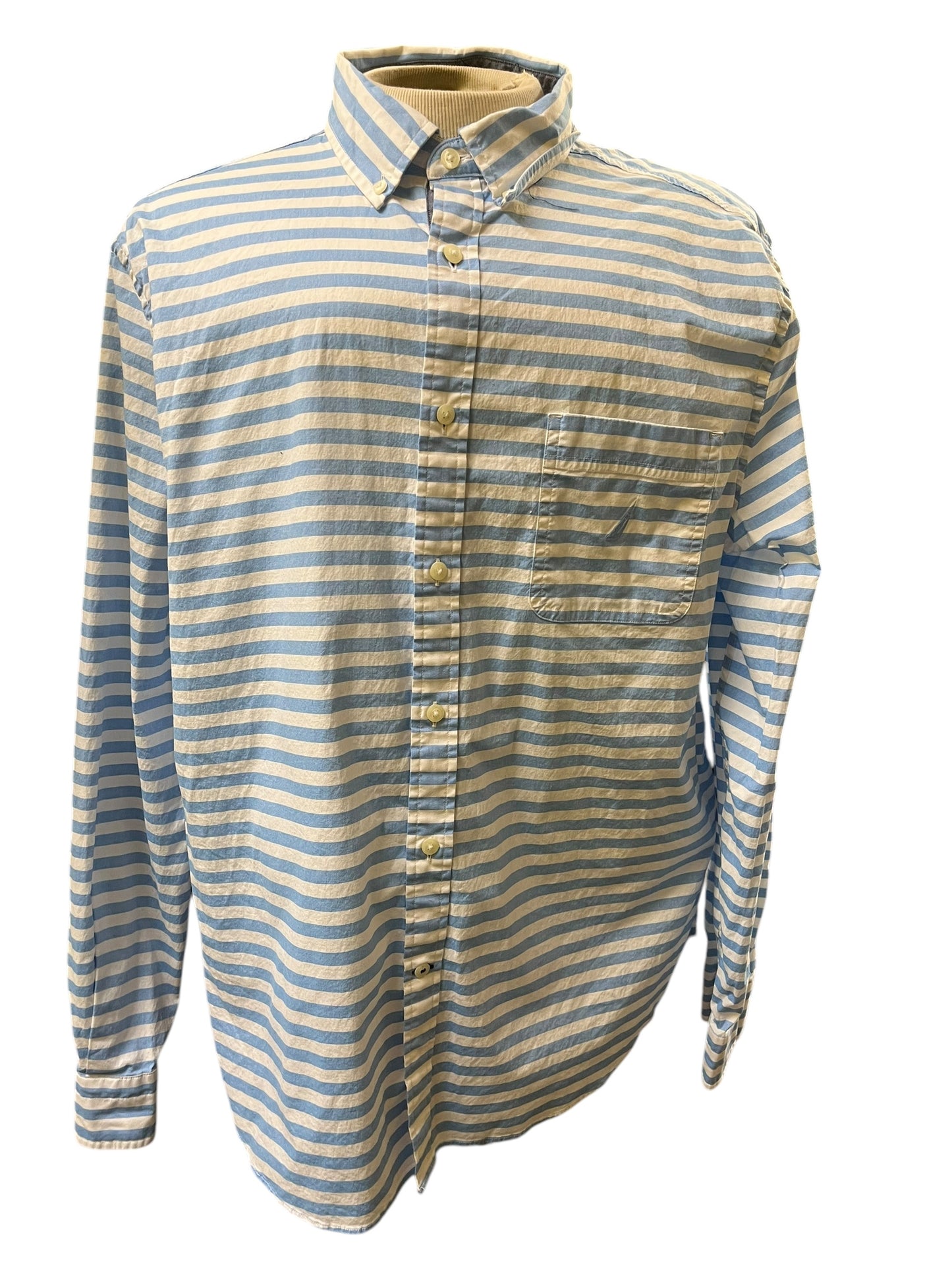 Blue Plaid Nautica Men's Tops, XL