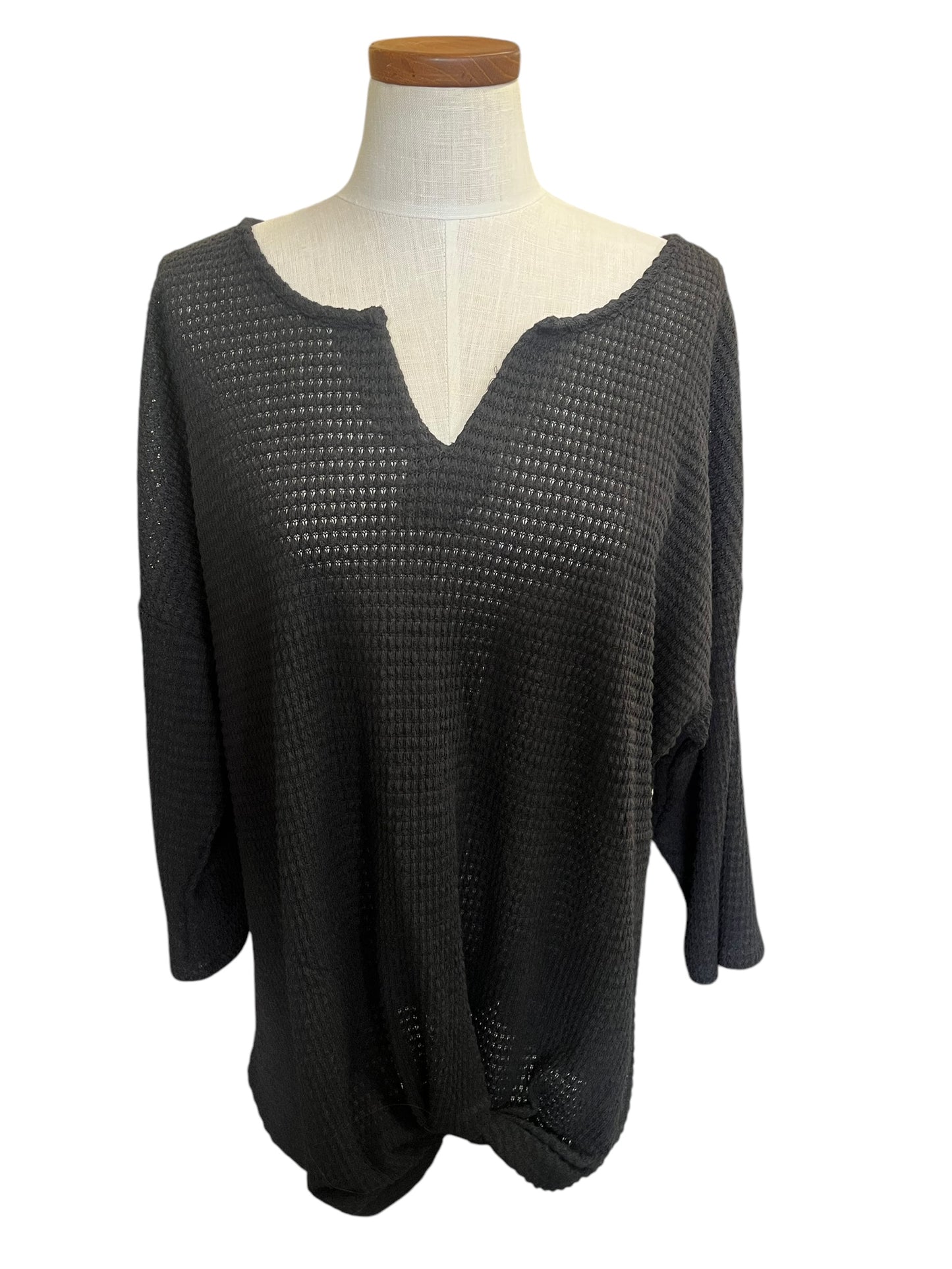 Black Notations Women's top, 2XL