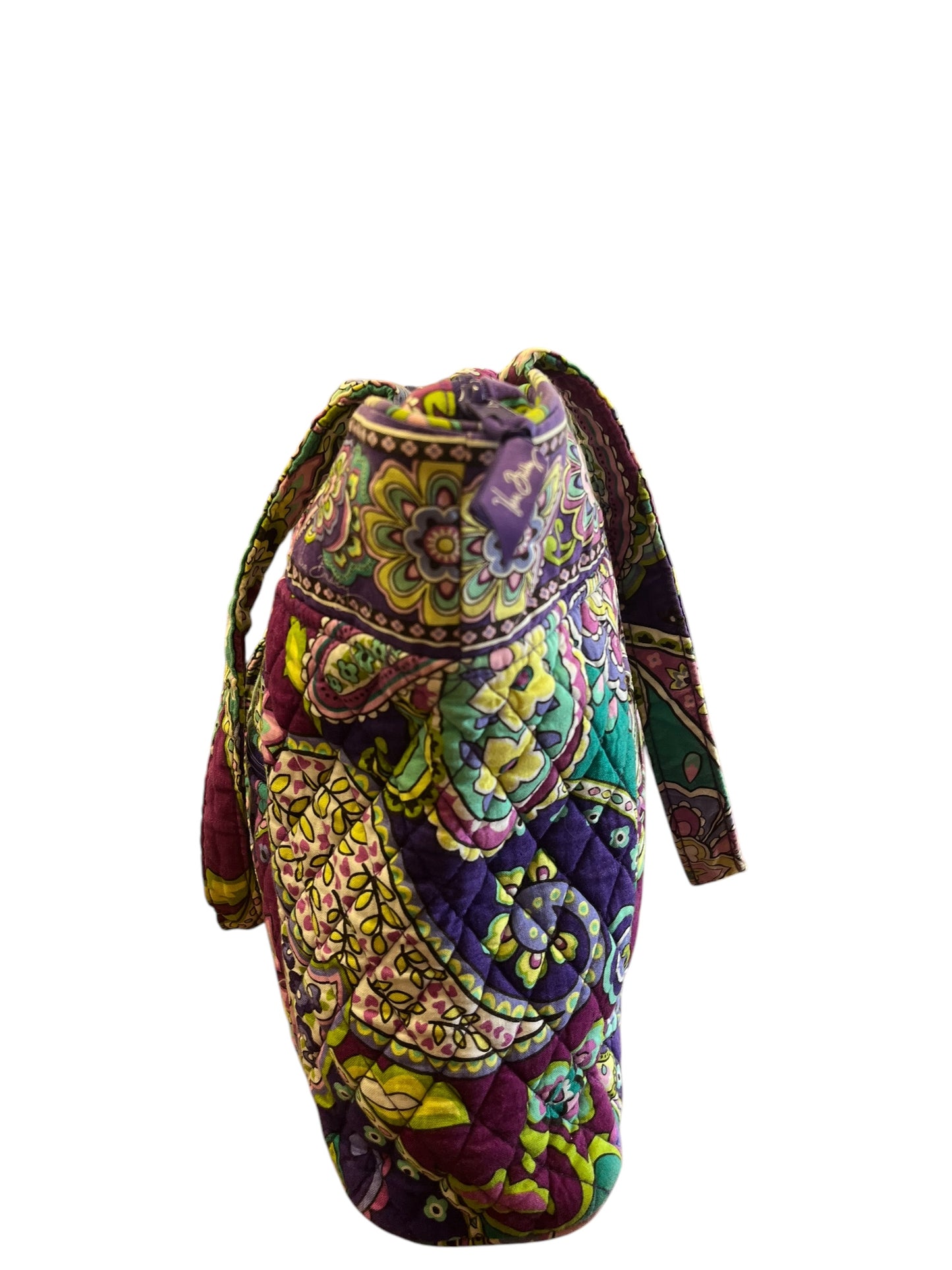 purple floral Vera Bradley Purse
