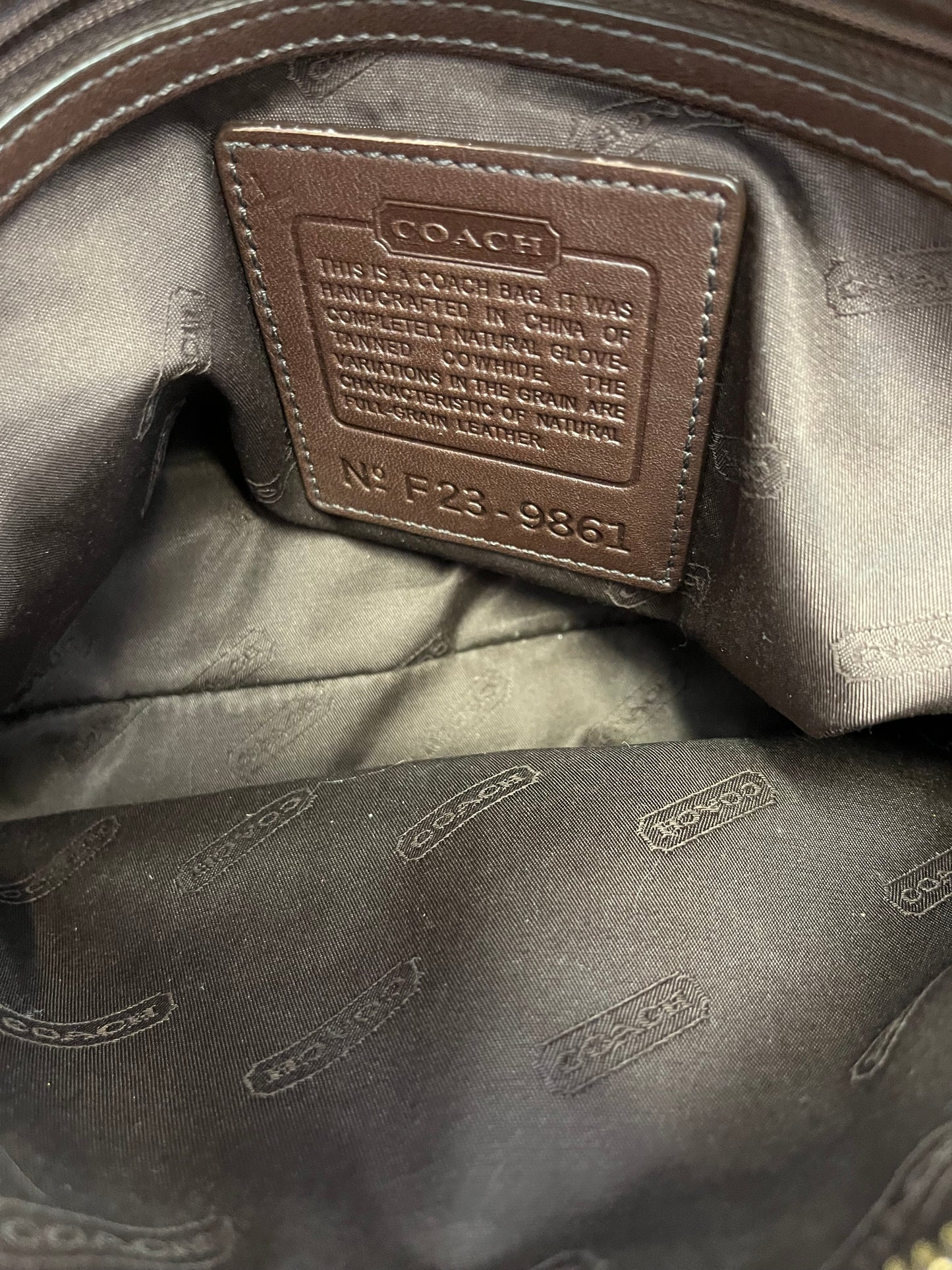Brown Coach Purse