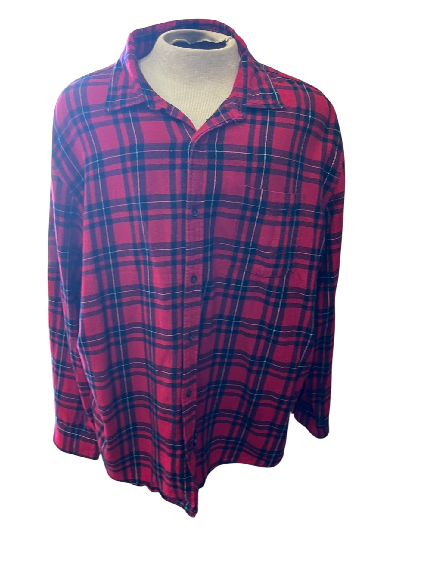 Red Plaid St. John's Bay Men's Tops, XXL