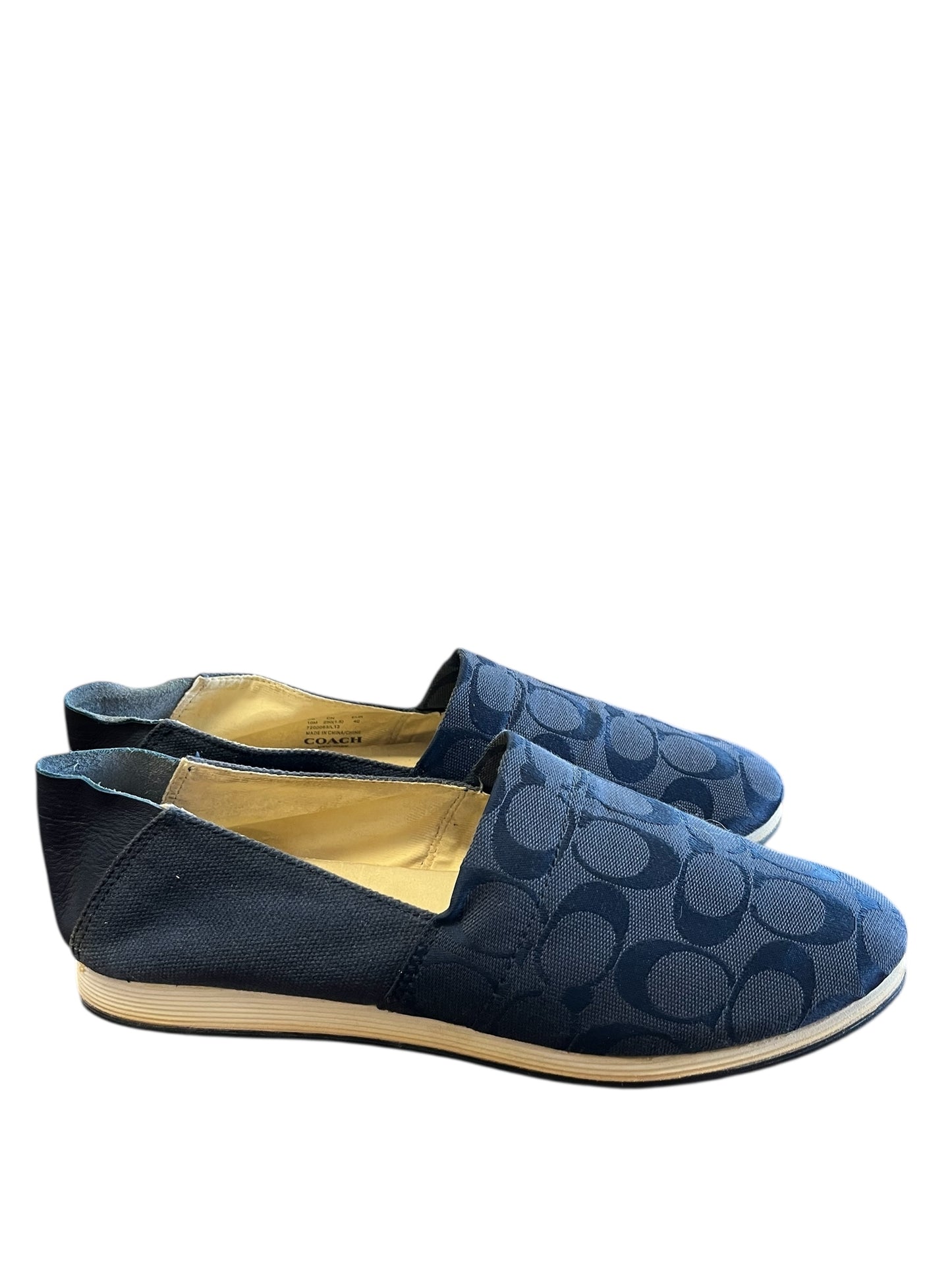 Navy Coach Sneakers, 10