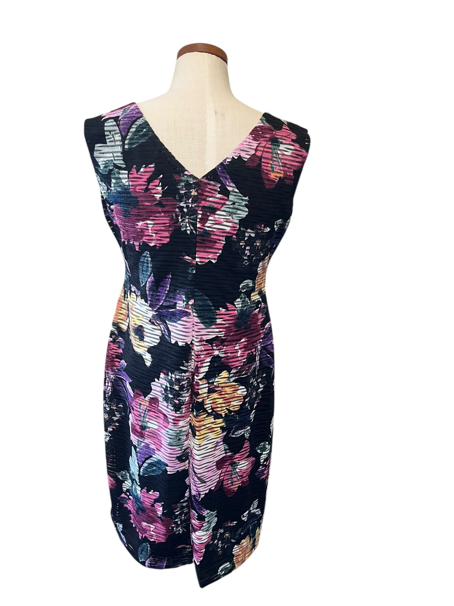 black floral Connected Apparel Dress, 10