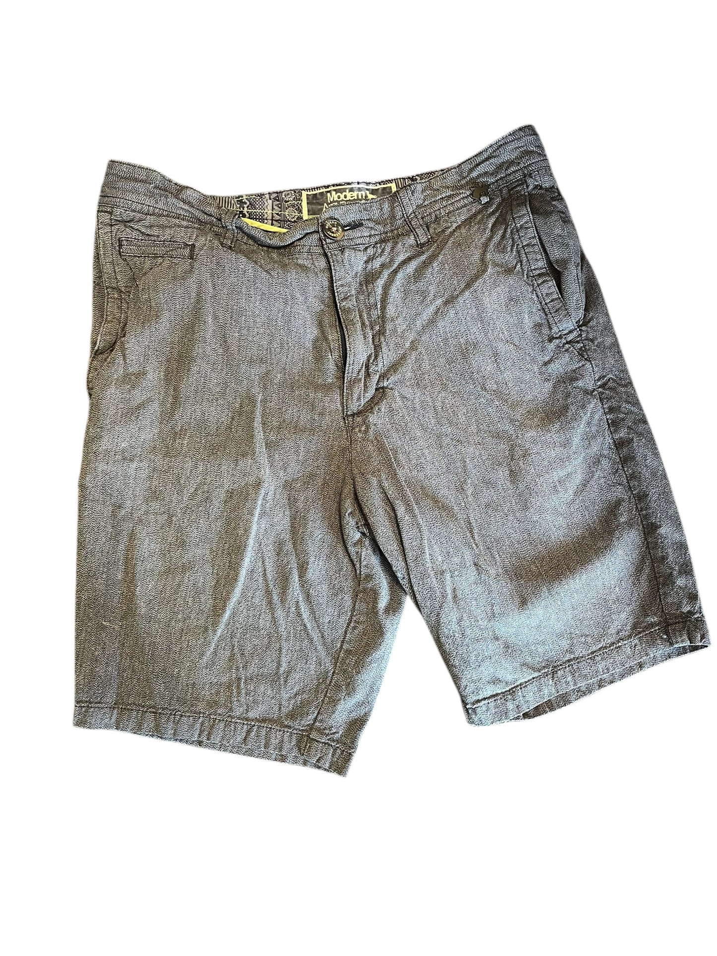 Gray Modern Amusement Mens shorts, 30