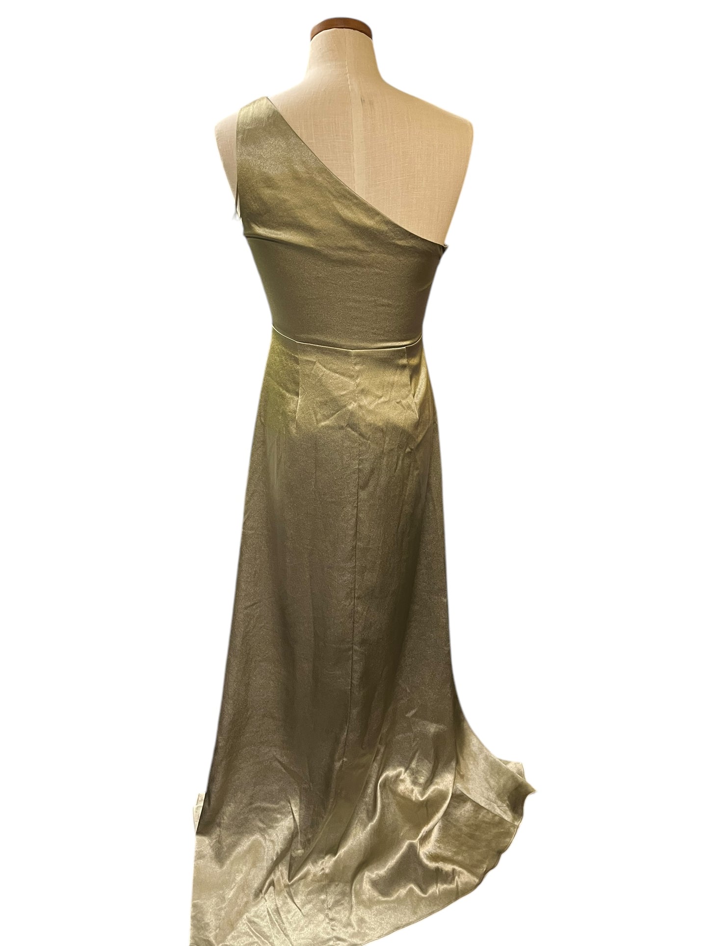 Olive Birdy Grey Formal Dress, Small