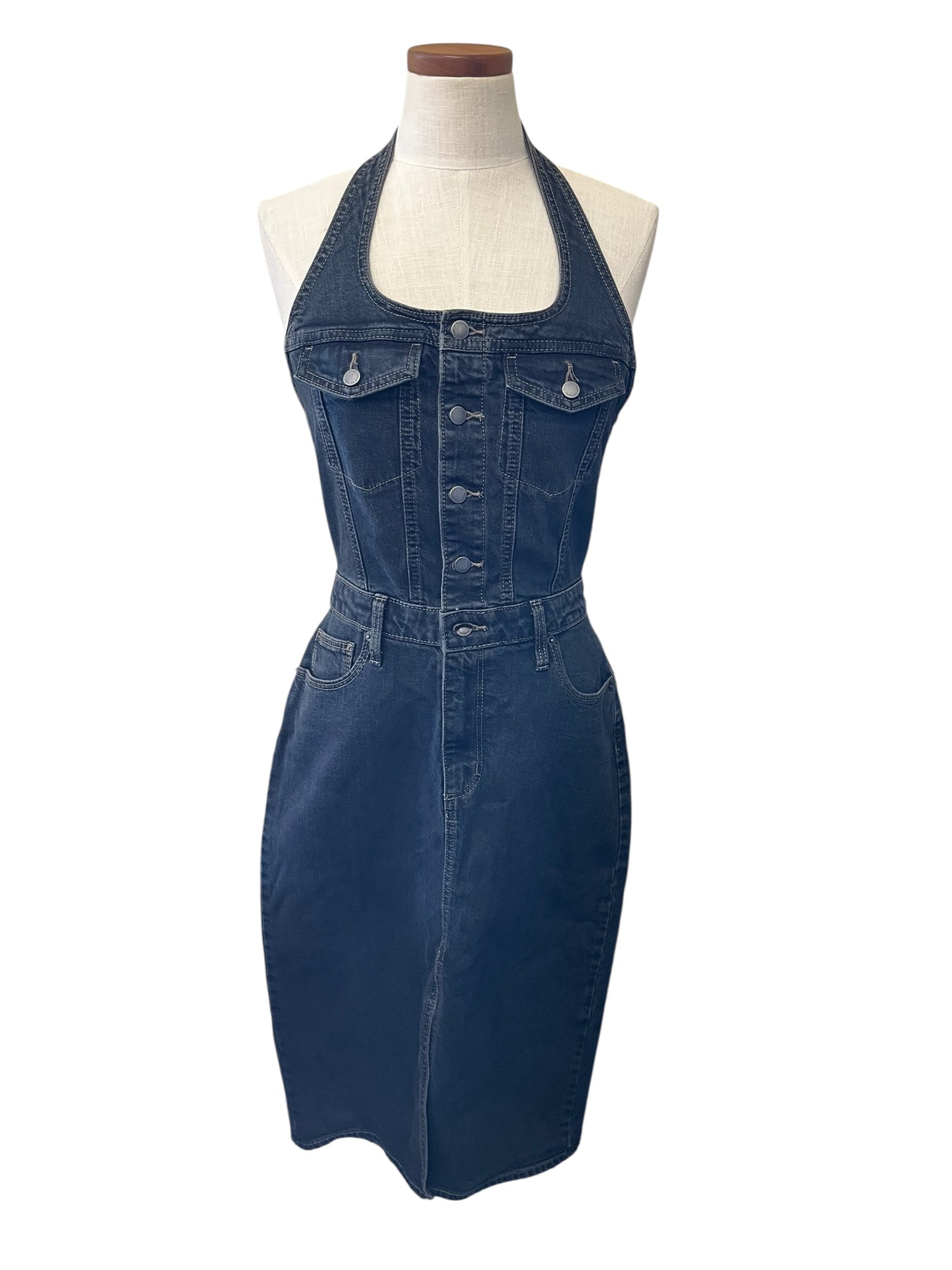 Denim Universal Thread Dress, 6