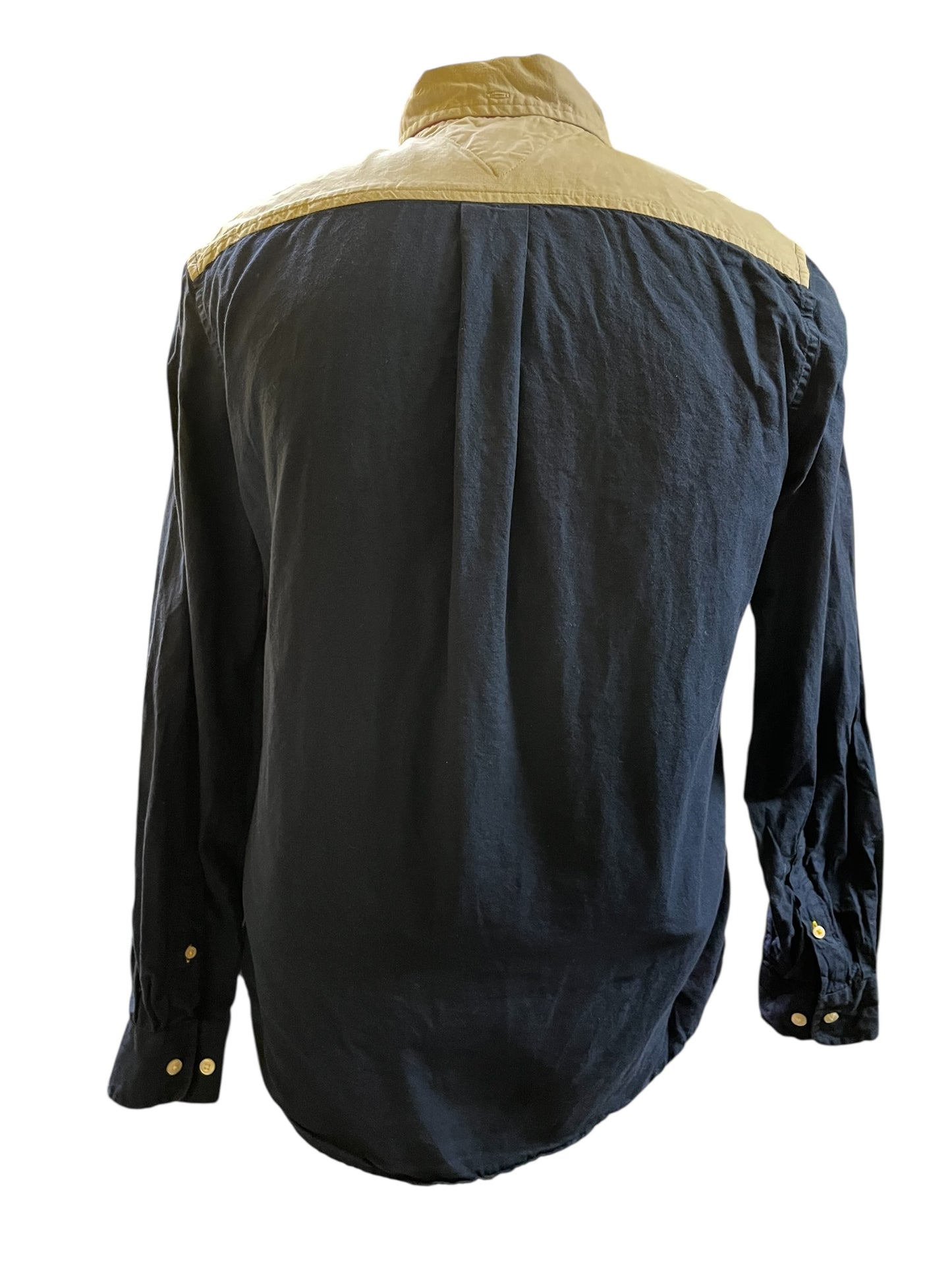 navy and red Tommy Hilfiger Men's Tops, Small