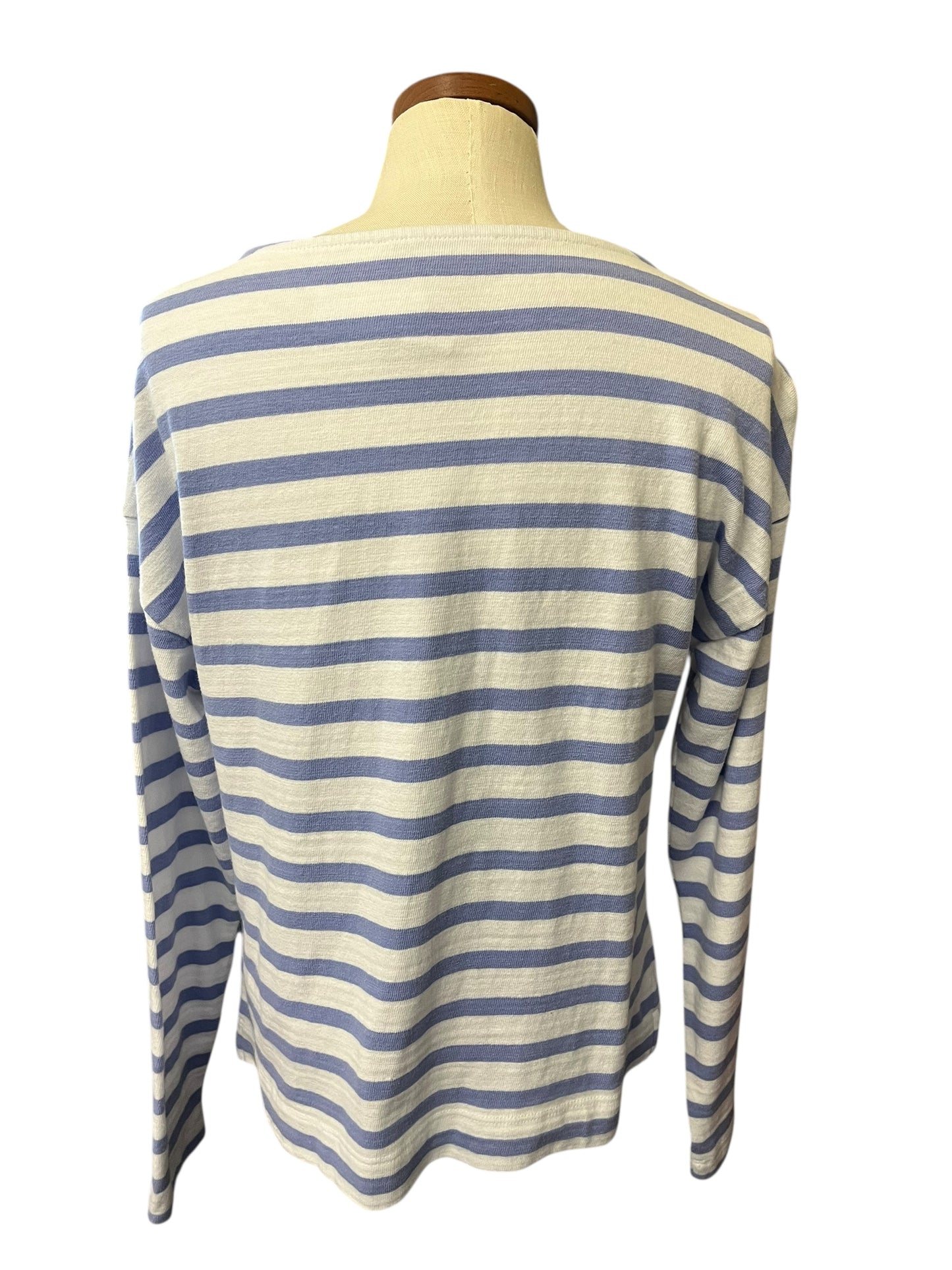 blue stripe Loft Women's top, Small