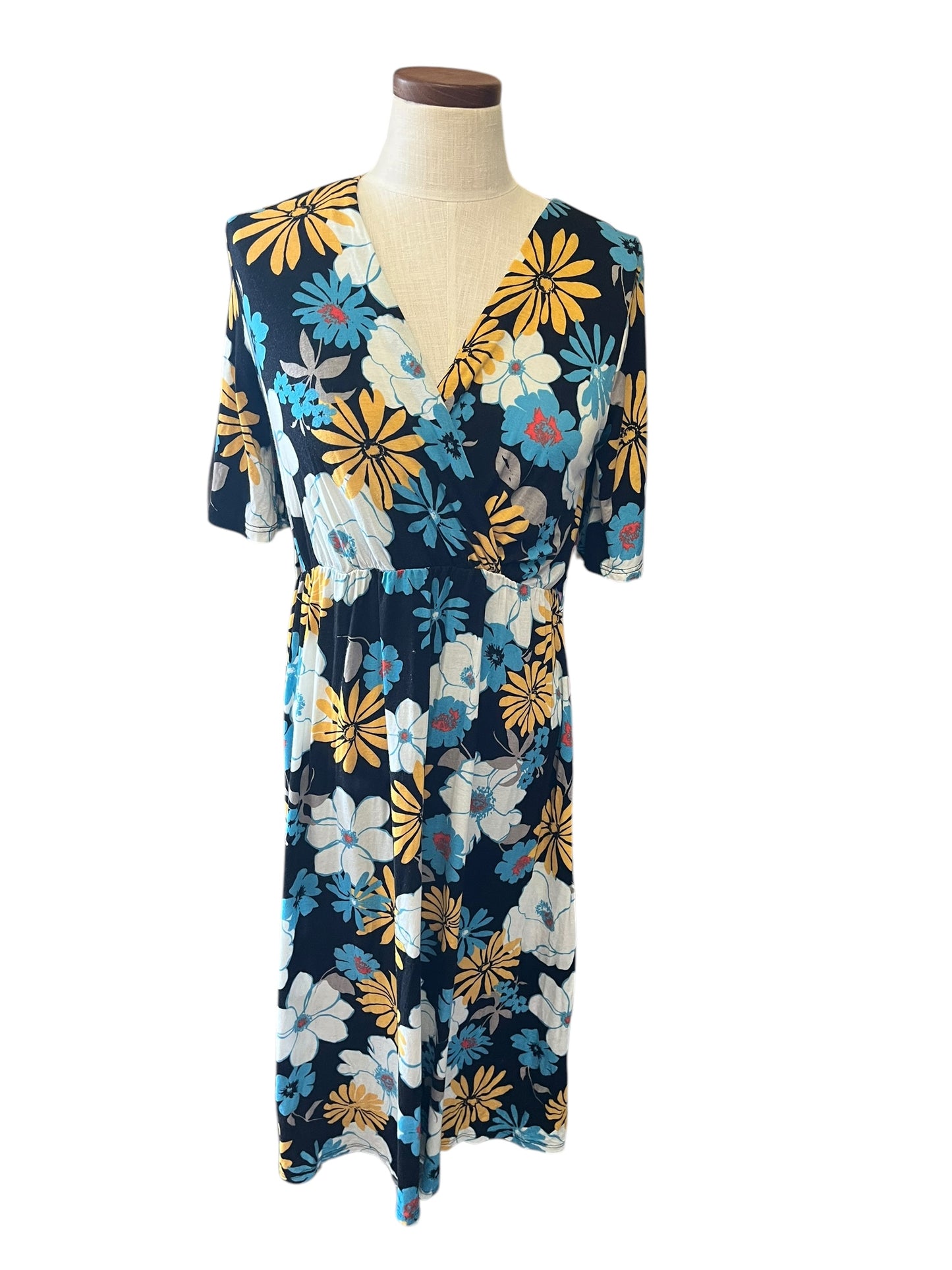 black floral Chris & Carol Dress, Small