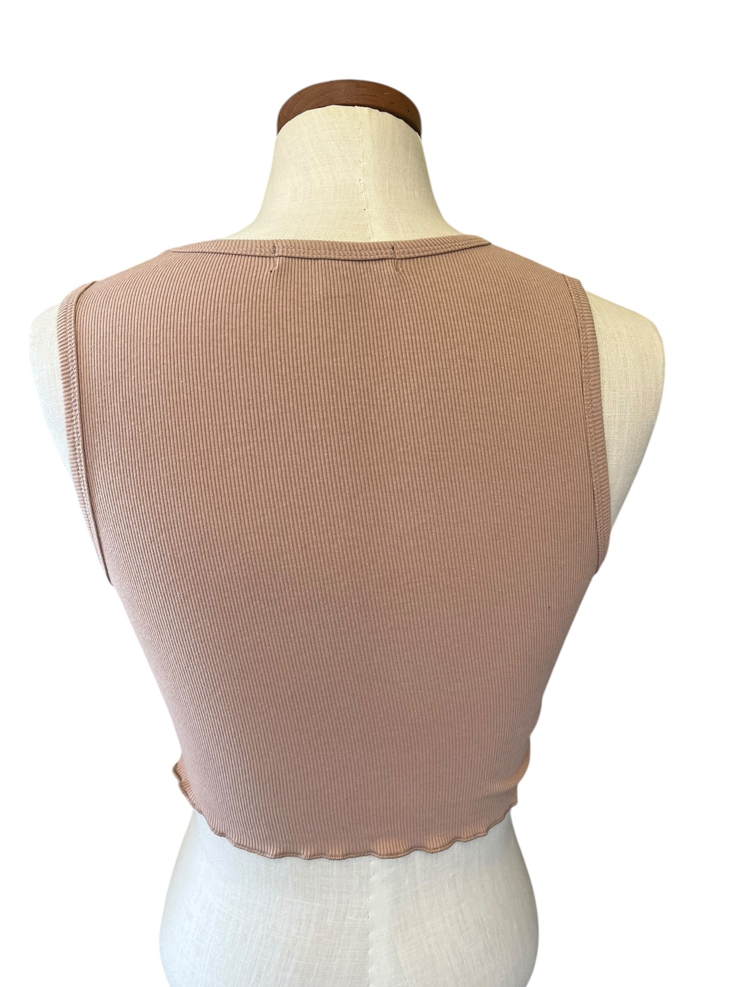 Tan Social Scene Juniors top, XS
