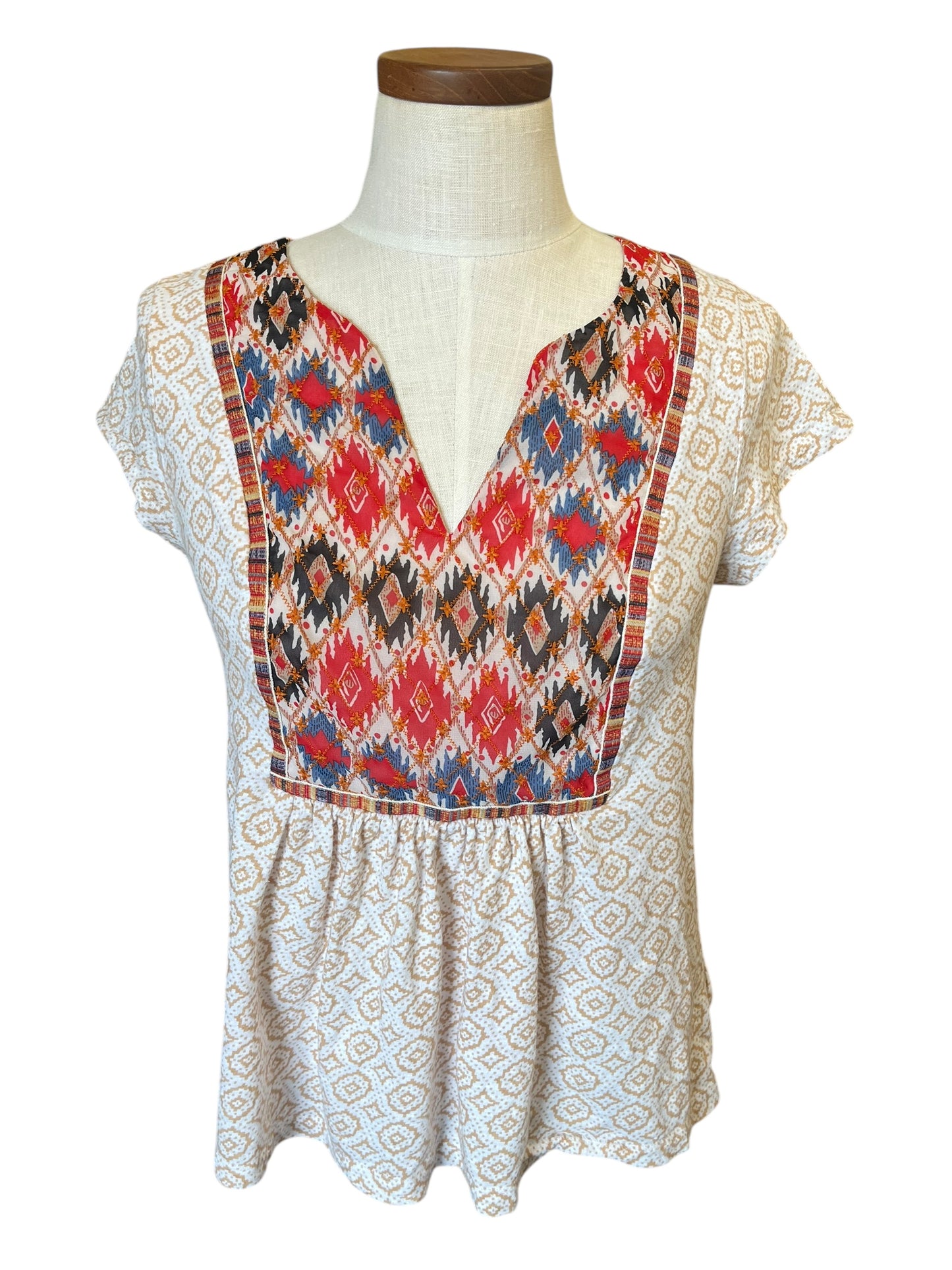 Tan Akemi + Kin designer shirt, Small