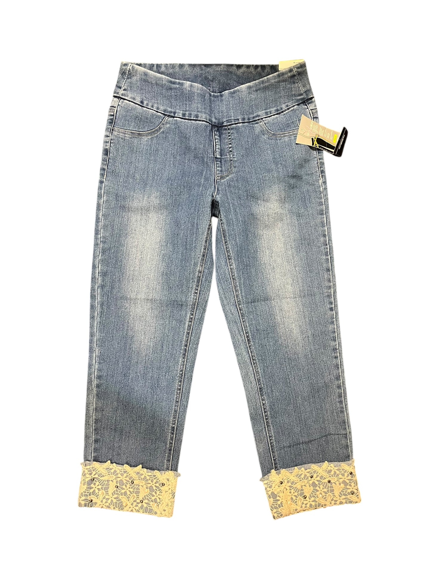 Denim slim-sation Pants, 4