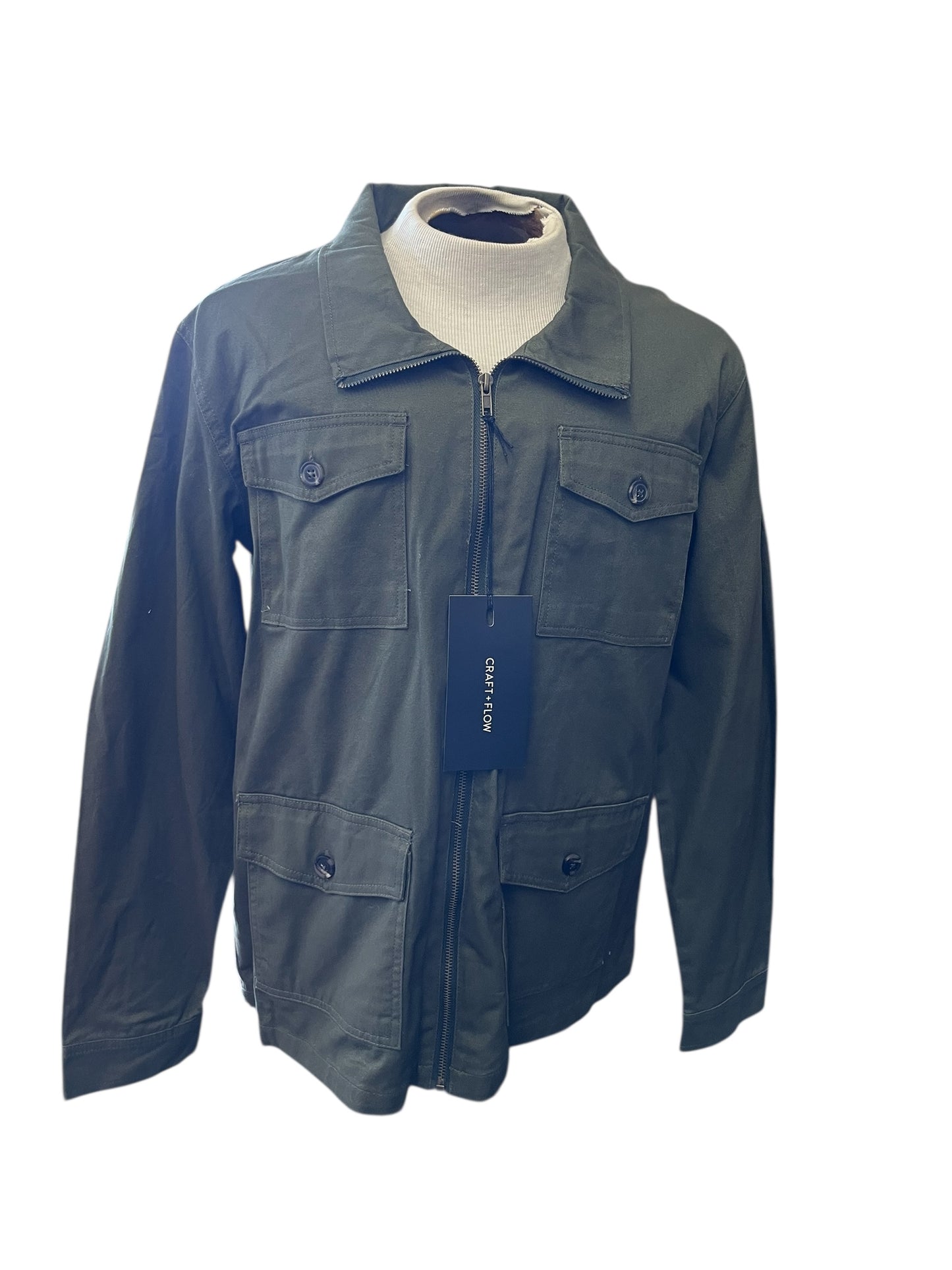 Green craft + flow Men's Jacket, Medium