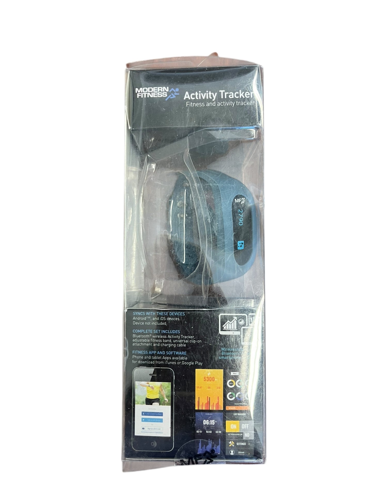 Blue Modern Fitness watch