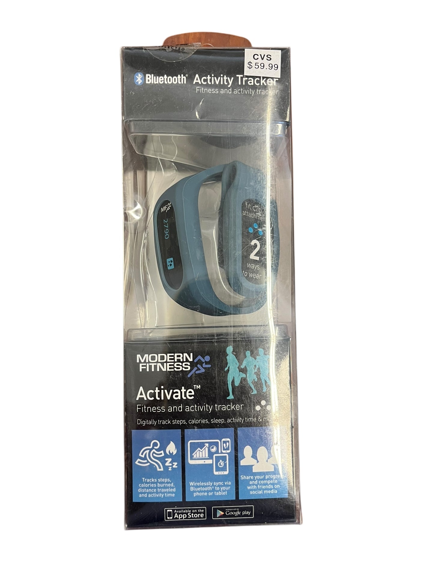 Blue Modern Fitness watch