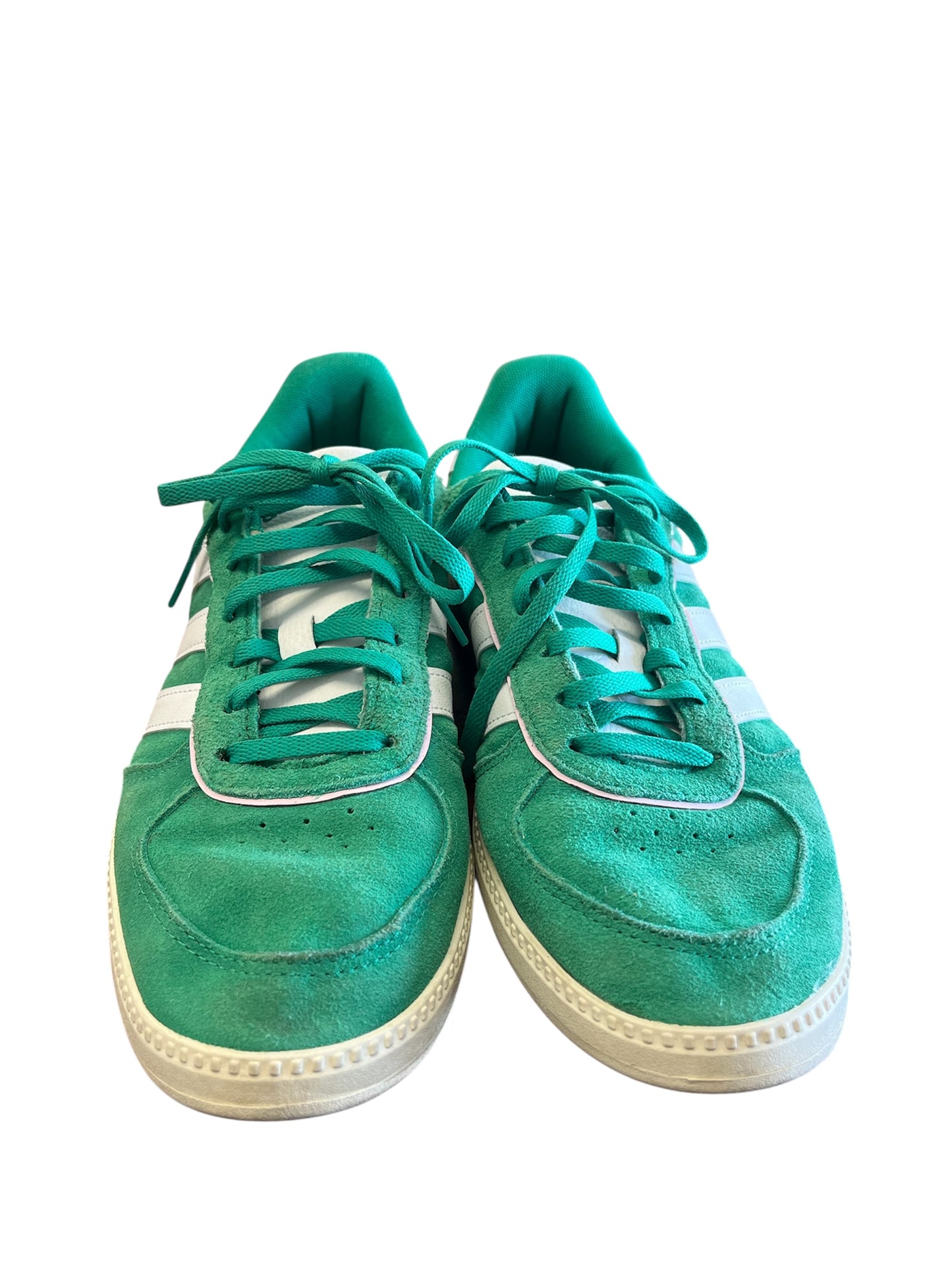 Green Adidas Sneakers, 9.5