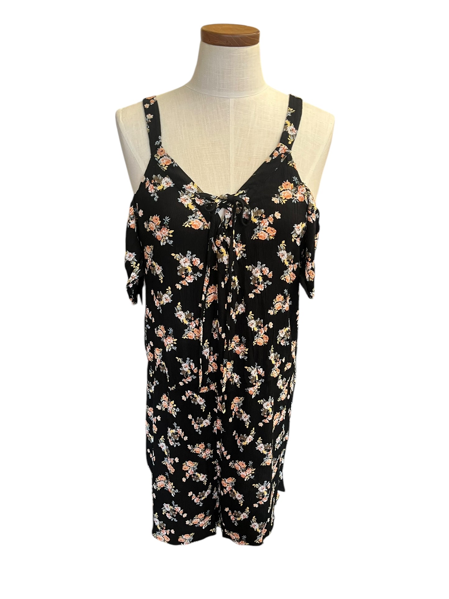 black floral Forever21 Romper, 2XL