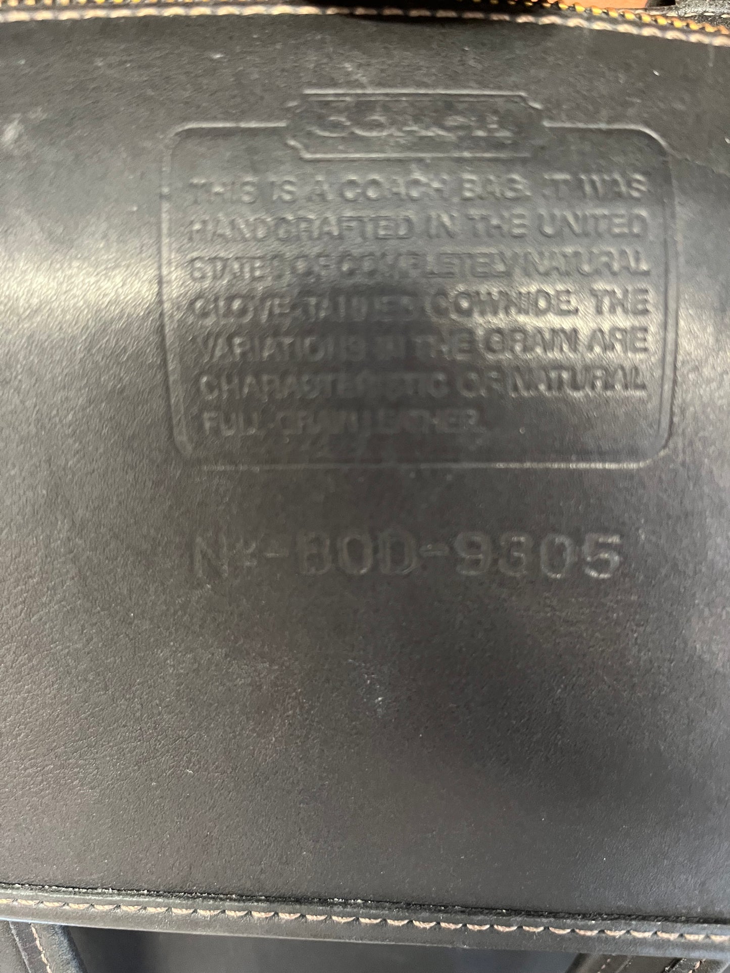 Black Coach Purse